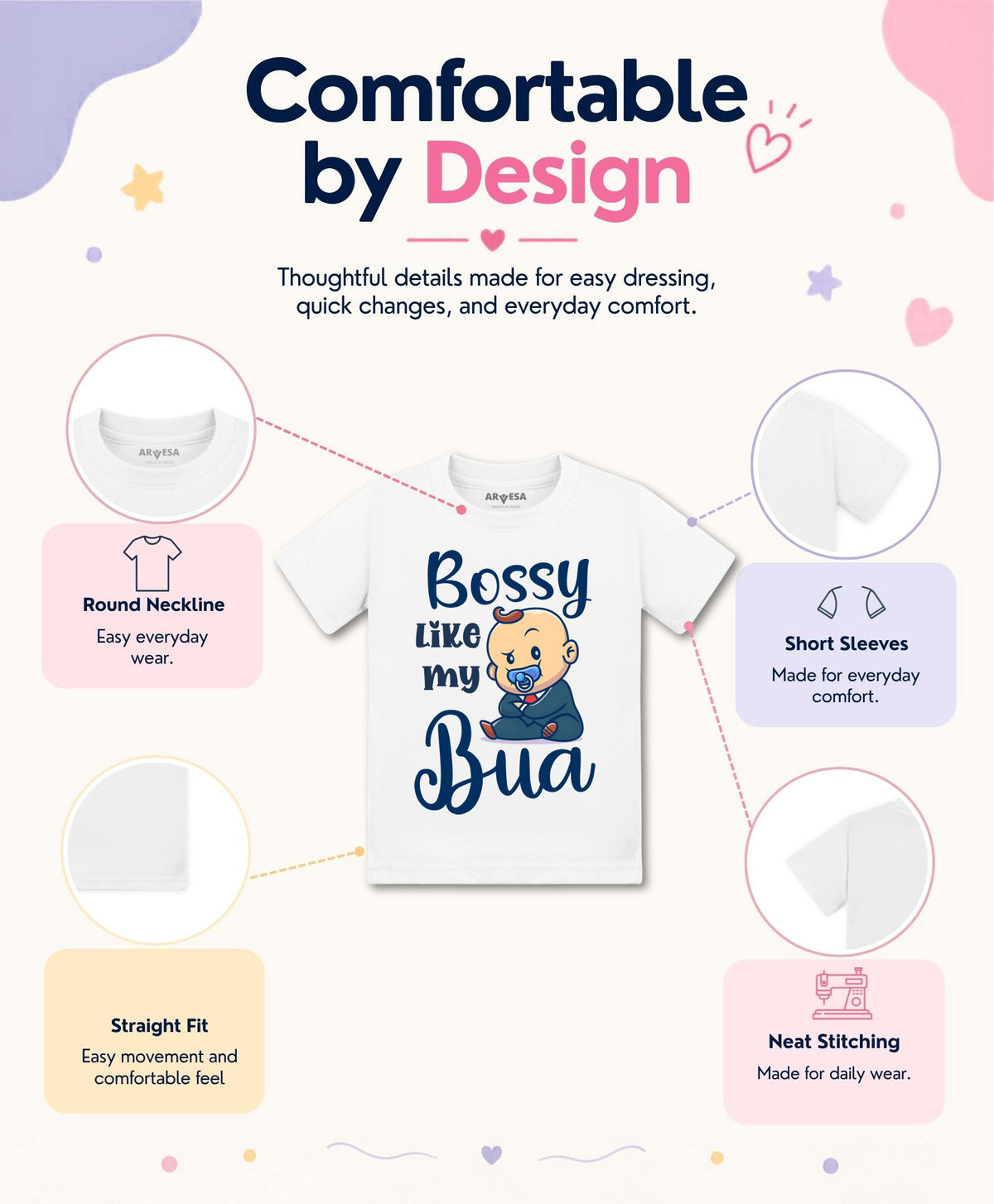 No | Bossy Like My Bua - T-shirt