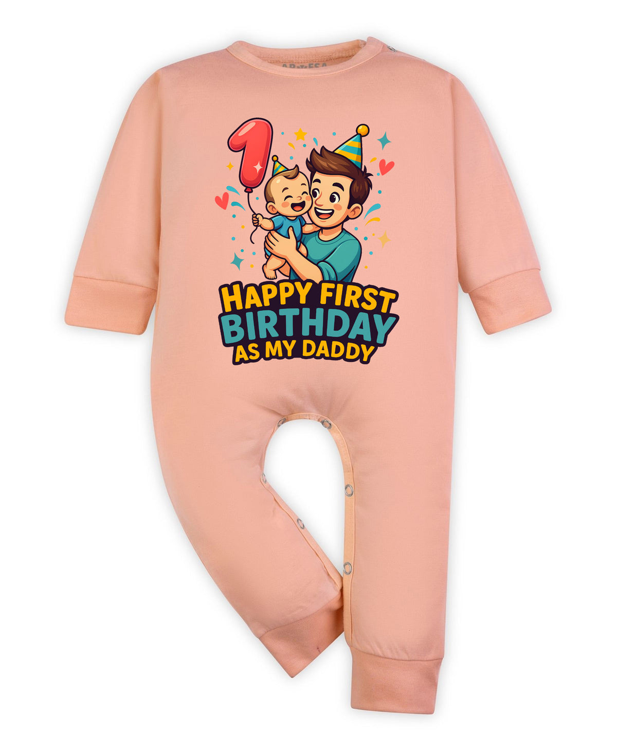 No | Happy First Birthday As My Daddy Dad Birthday - Jumpsuit