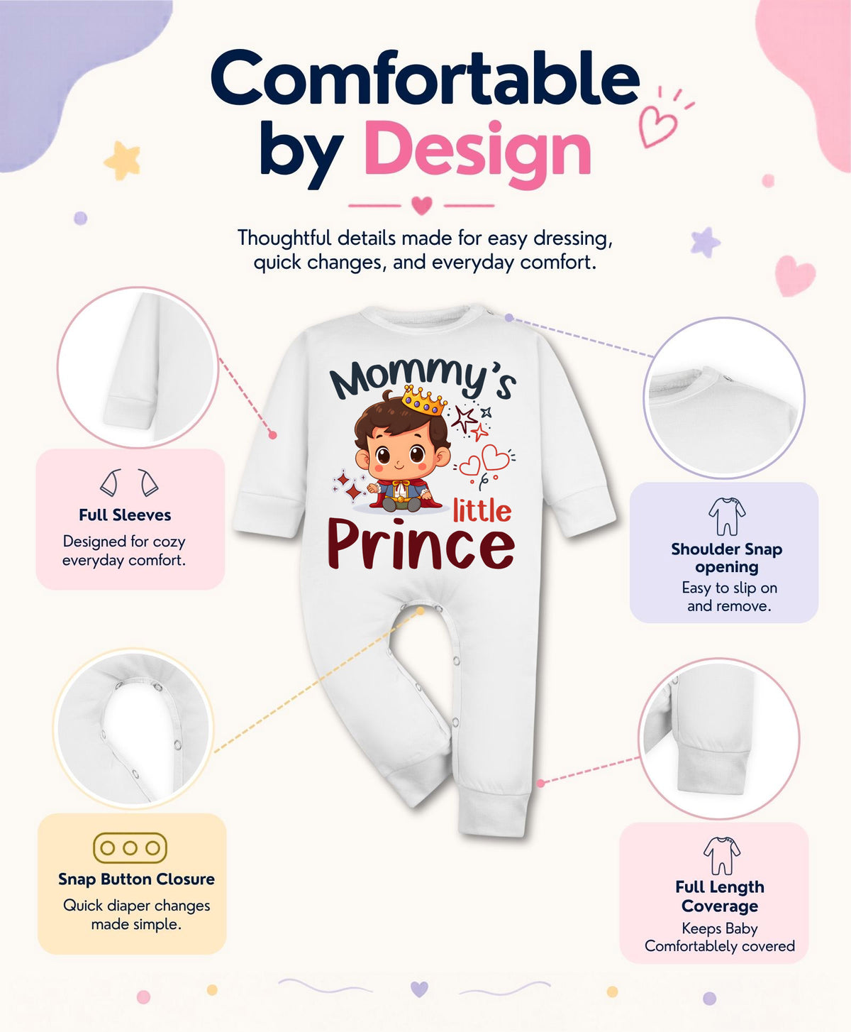 No | Mommy Little Prince - Jumpsuit