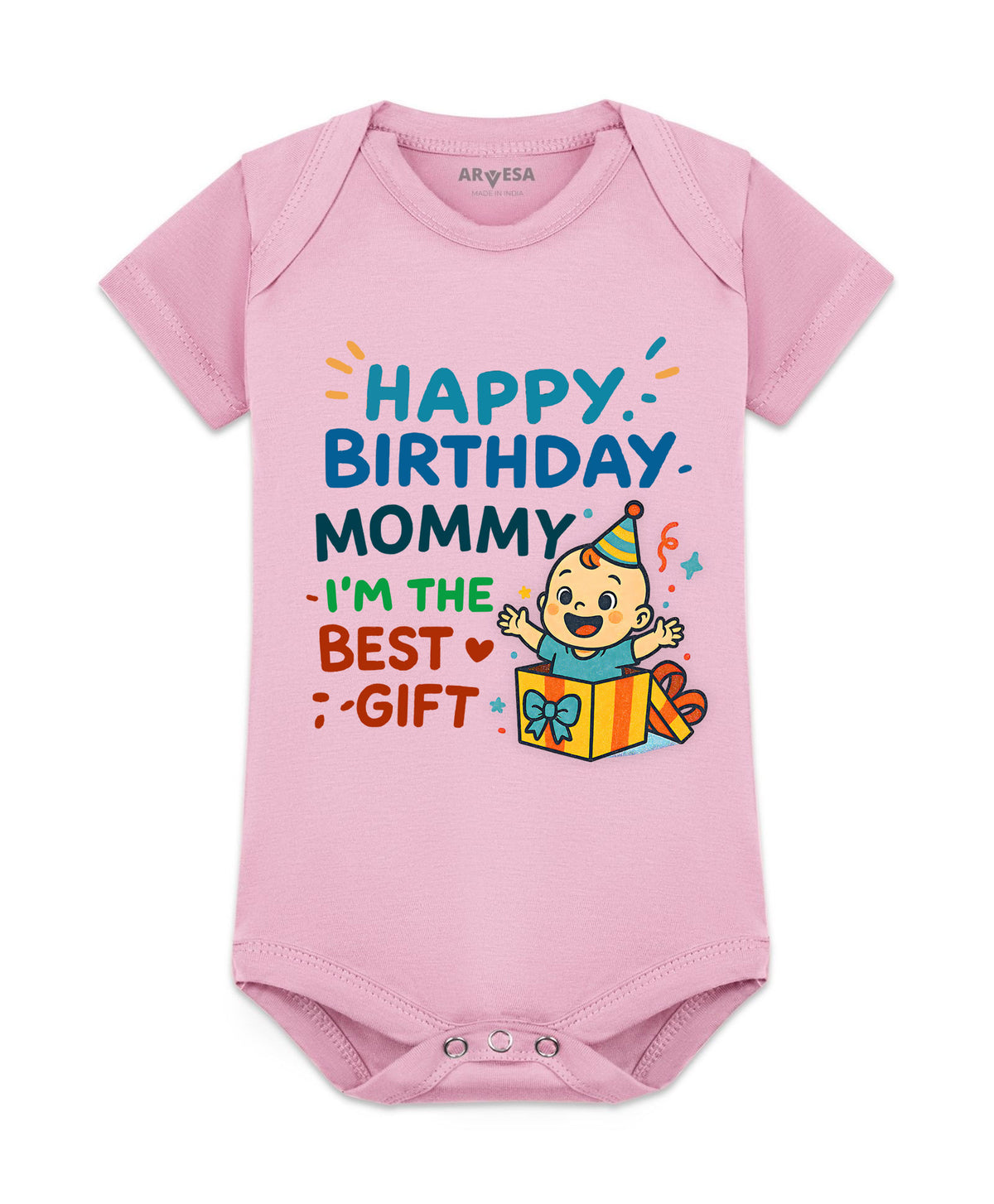 No | Happy Birthday Mommy I'm The Best Gift Mom Birthday - Romper