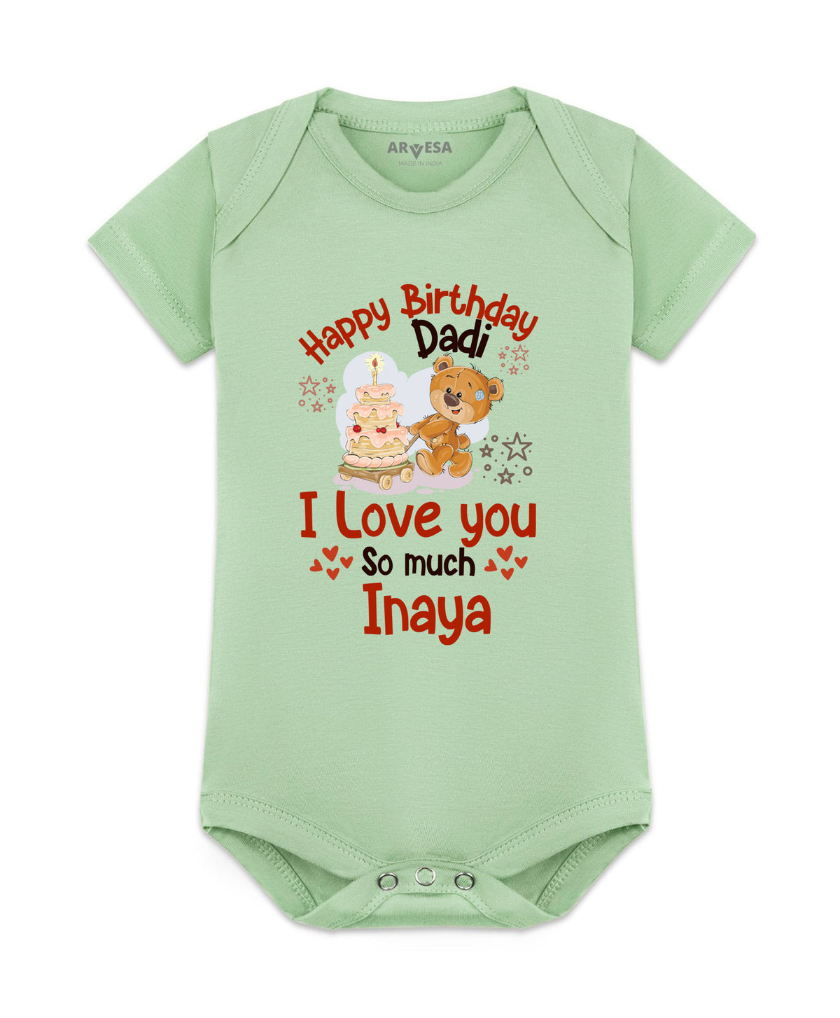 Yes | Happy Birthday Dadi Family Birthday - Romper