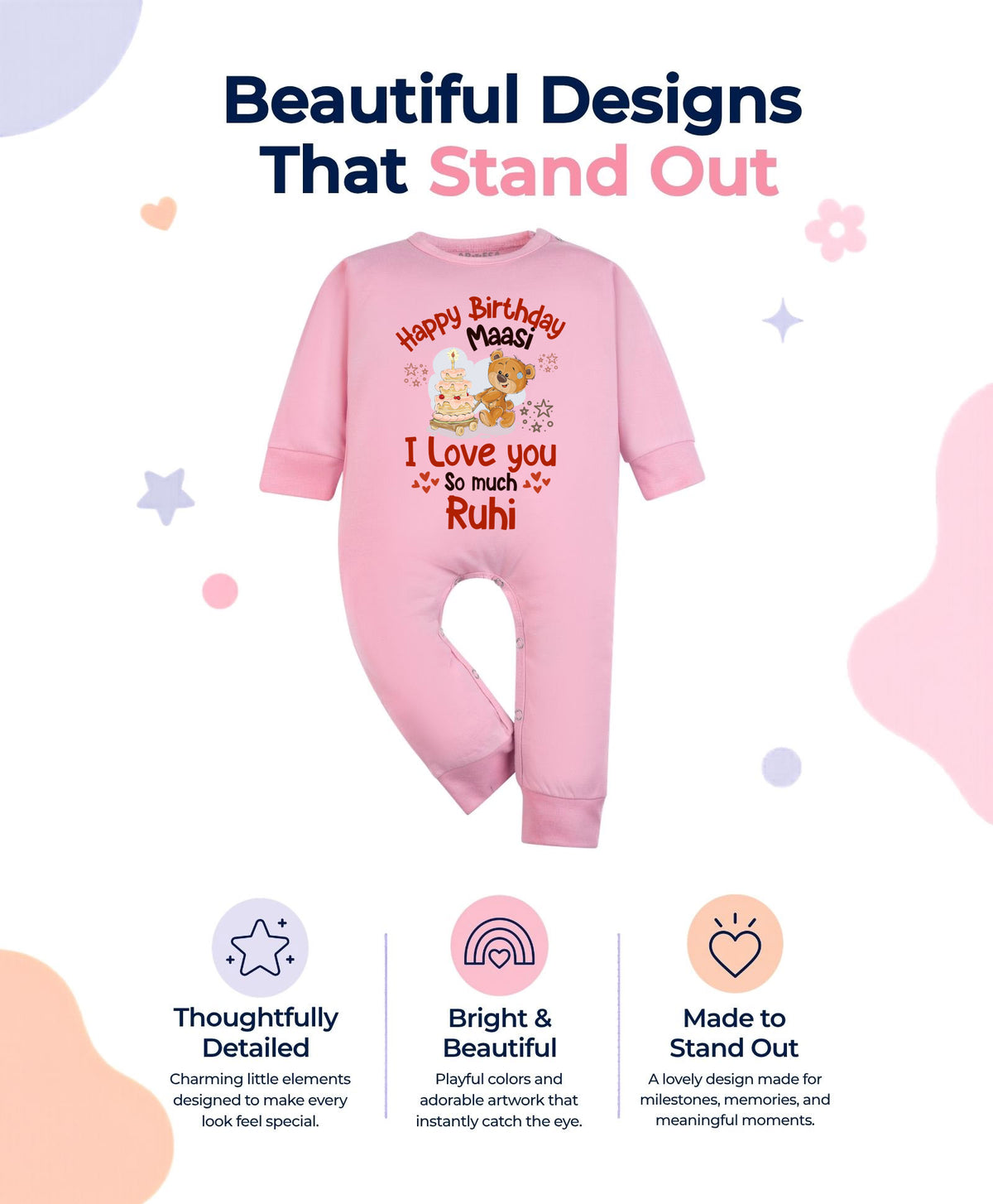 Yes | Happy Birthday Maasi Family Birthday - Jumpsuit