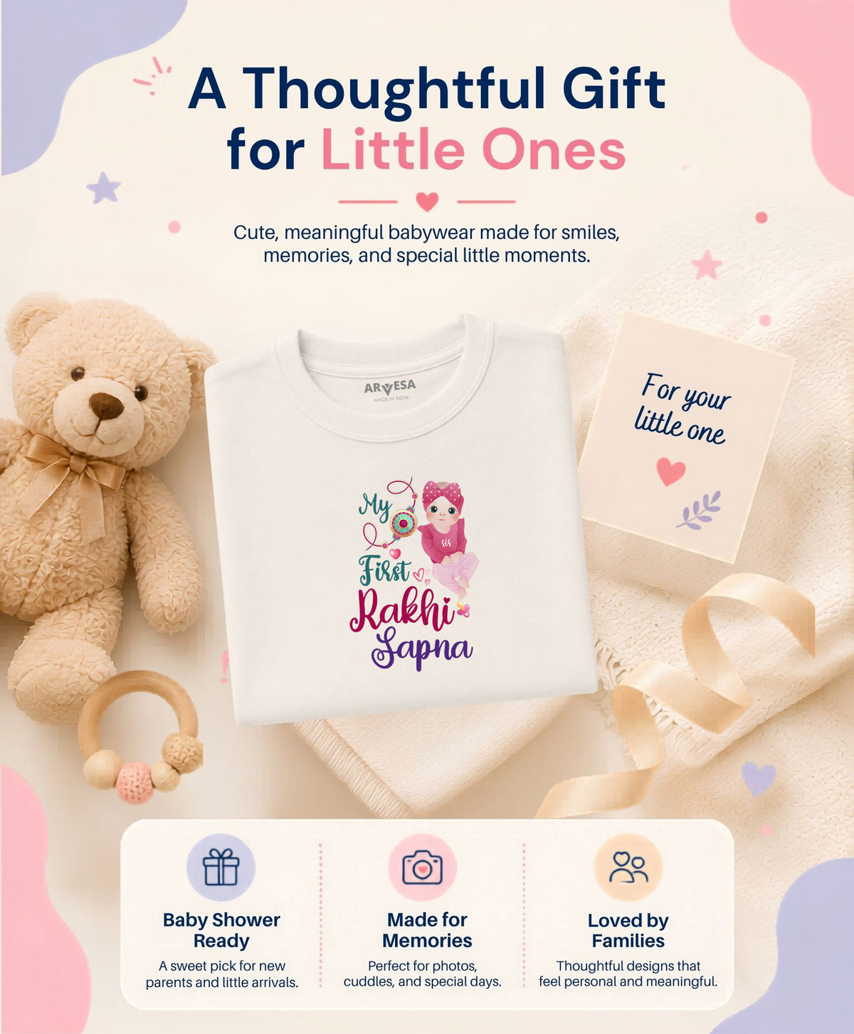 Yes | My First Rakhi - T-shirt