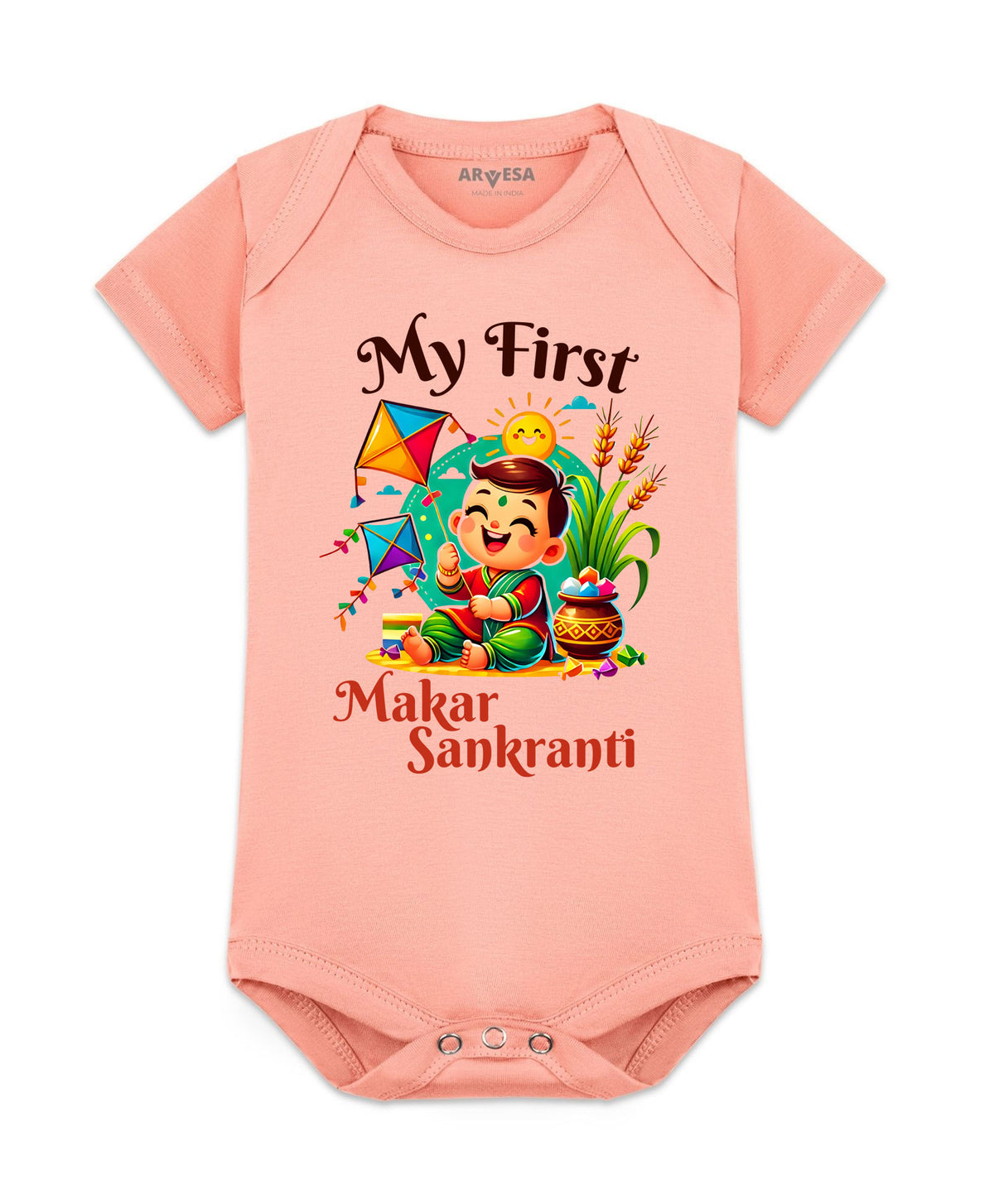 No | My First Makar sankranti - Romper