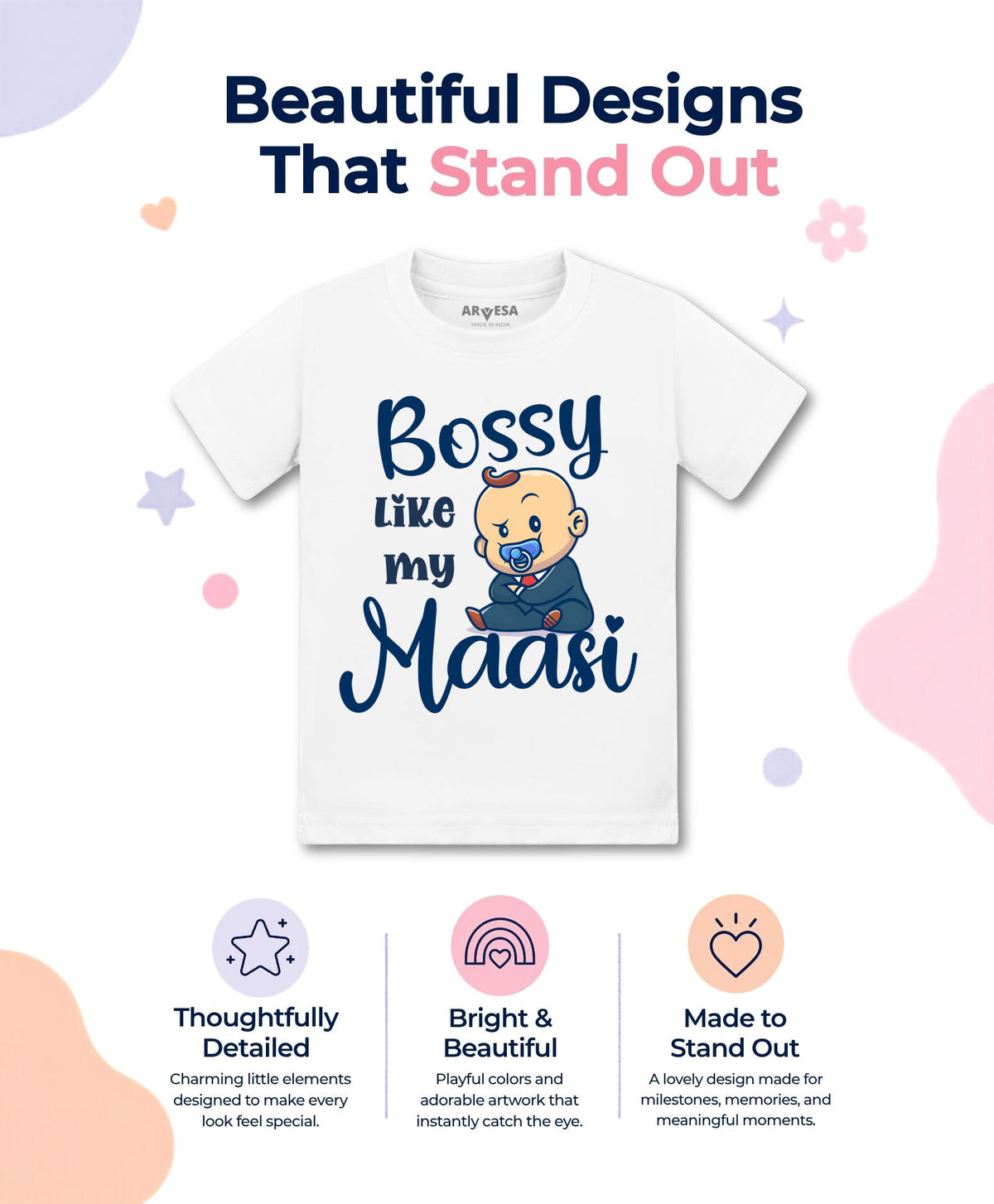 No | Bossy Like My Maasi - T-shirt