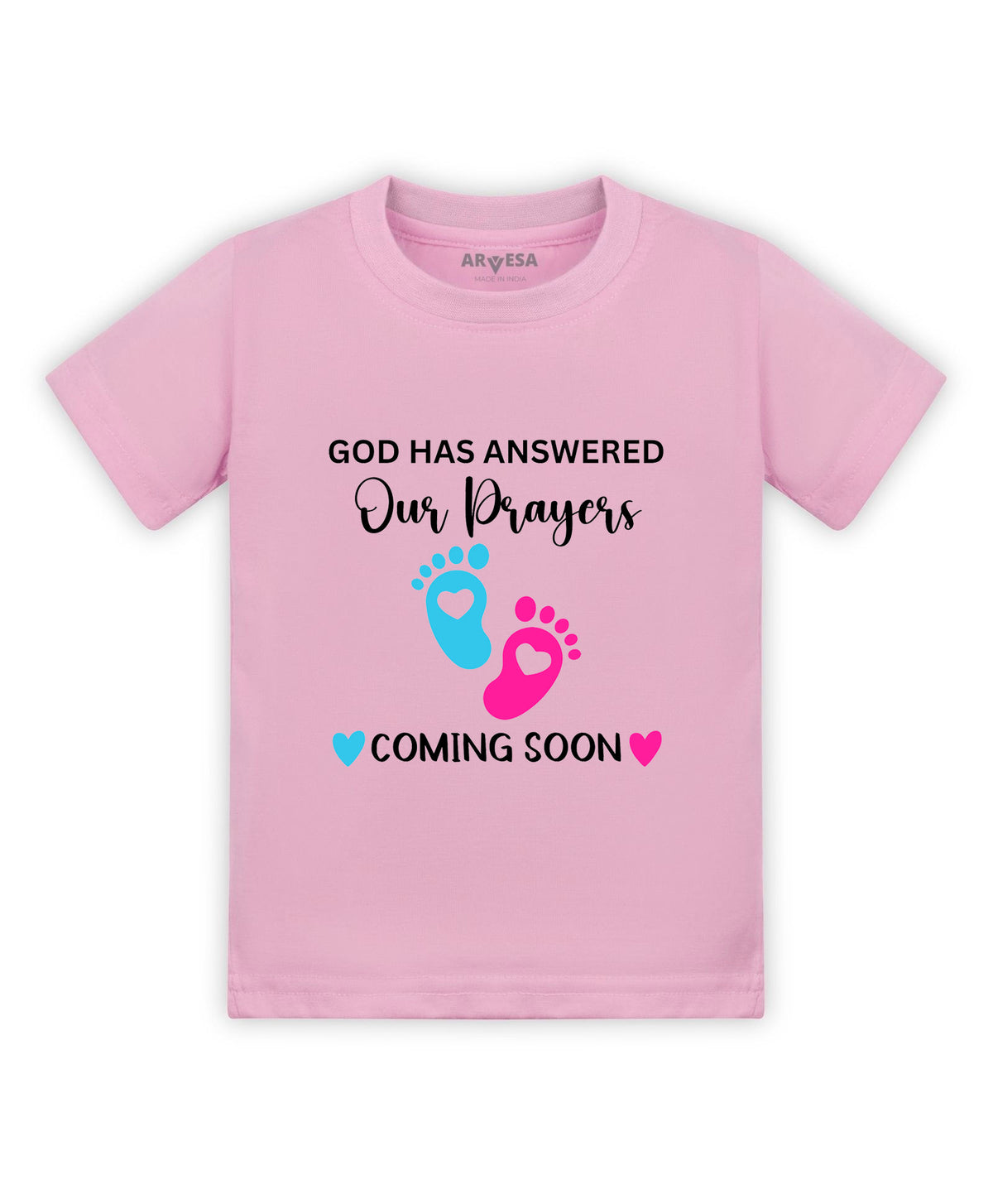God Has Answered Our Prayer Coming Soon Pregnancy - T-shirt