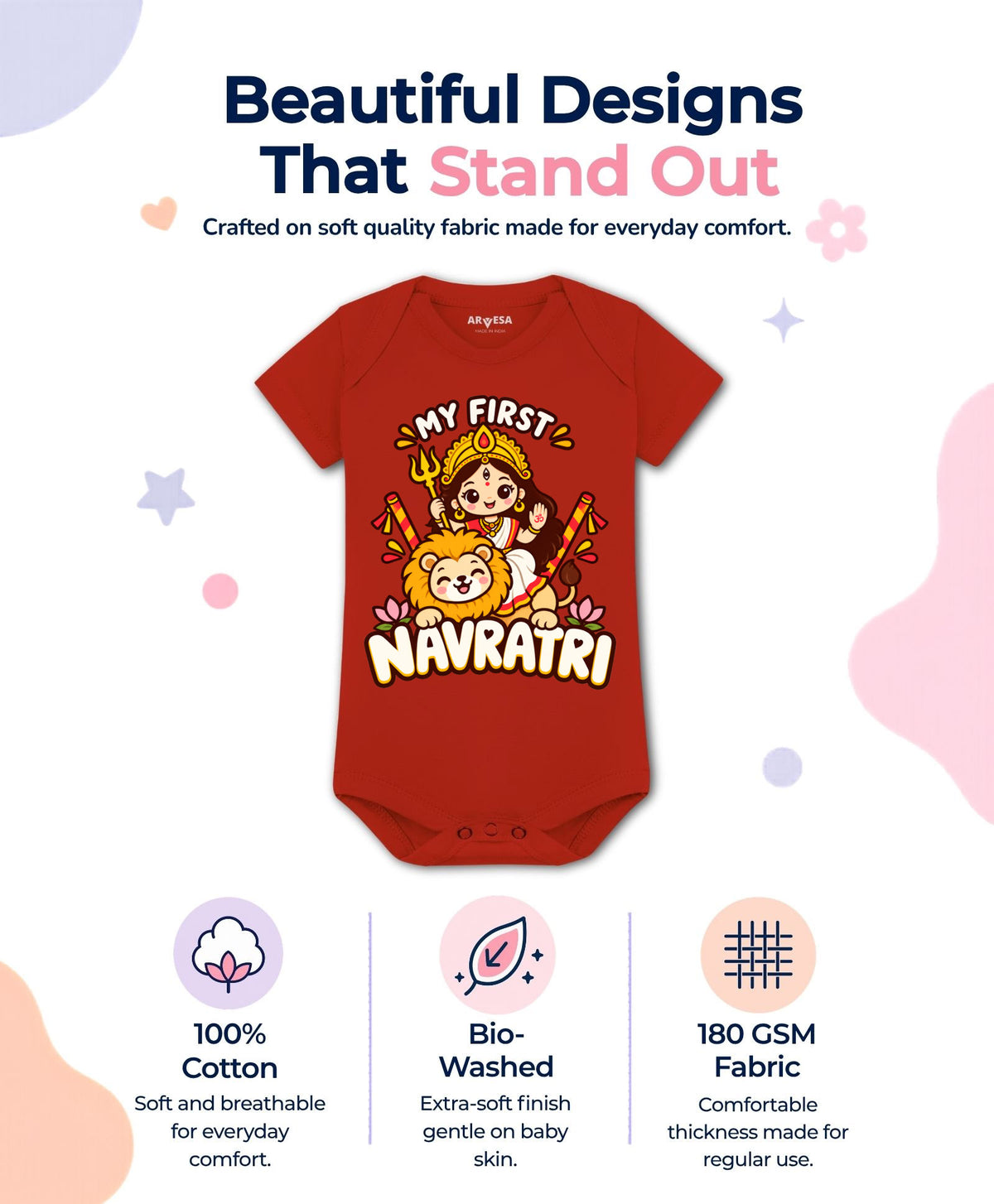 No | My First Navratri - Romper