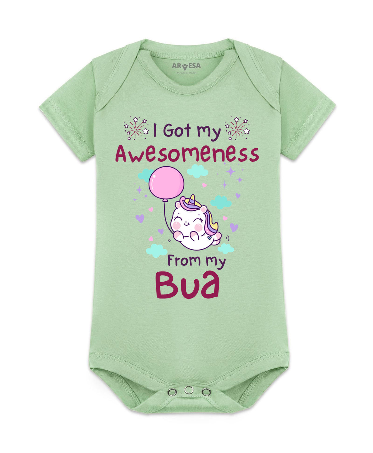 No | I Got Awesomeness From Bua - Romper