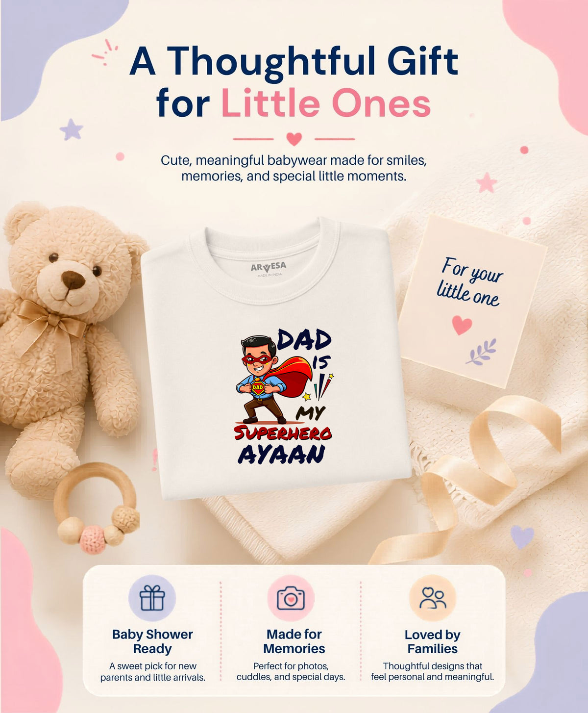 Yes | Dad Is My Superhero - T-shirt