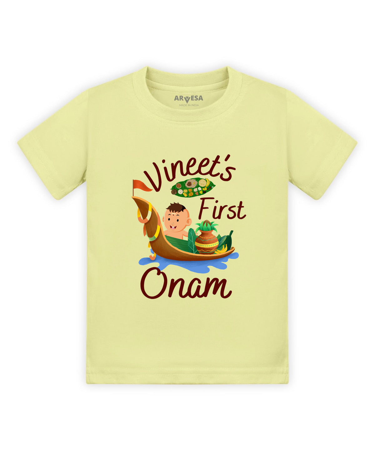 Yes | My First Onam - T-shirt