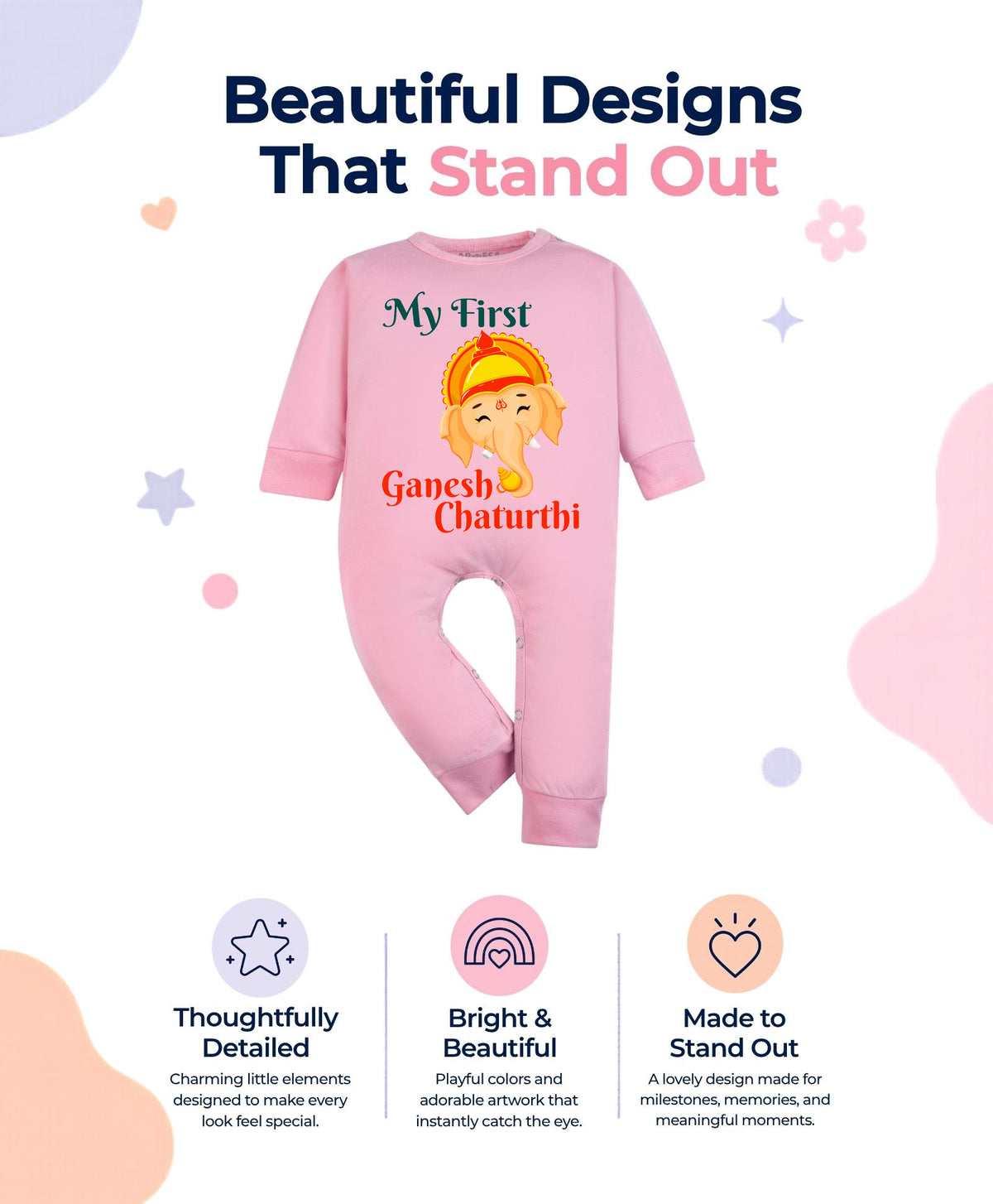 No | My First Ganesh Chaturthi - Jumpsuit