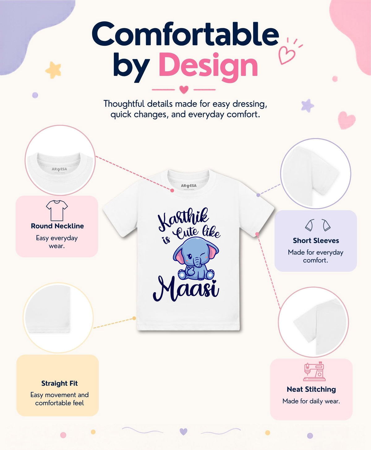 Yes | Cute Like My Maasi - T-shirt
