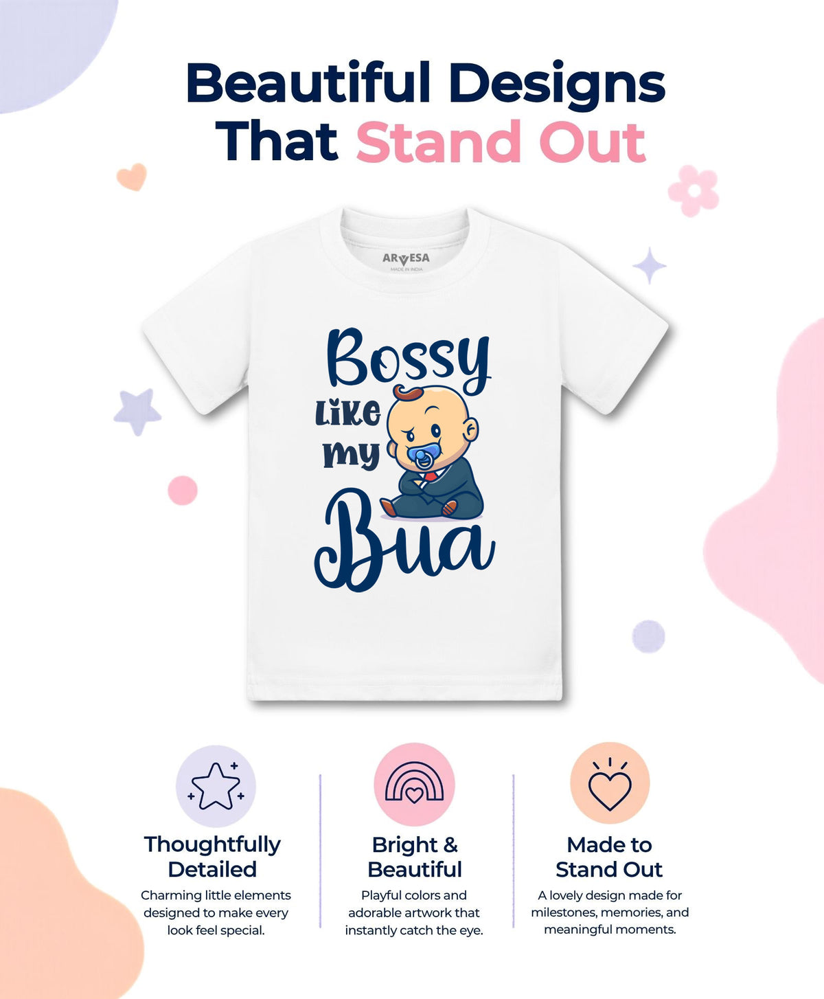 No | Bossy Like My Bua - T-shirt