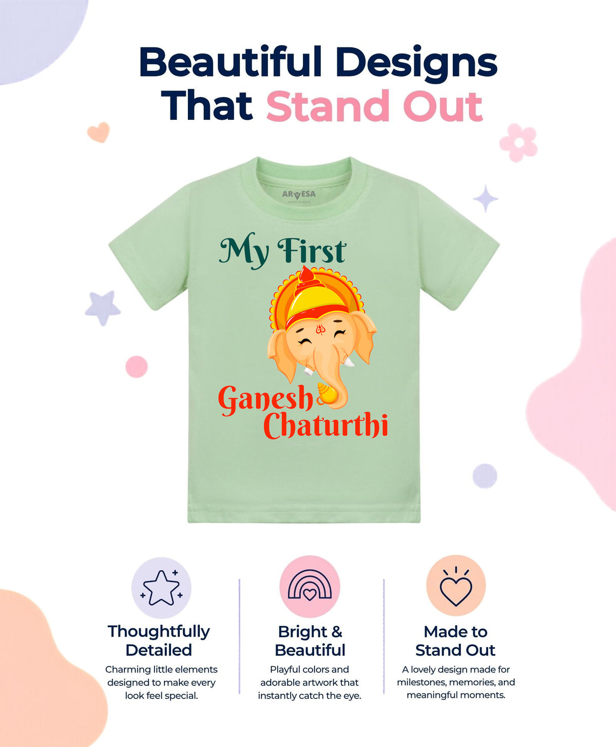 No | My First Ganesh Chaturthi - T-shirt