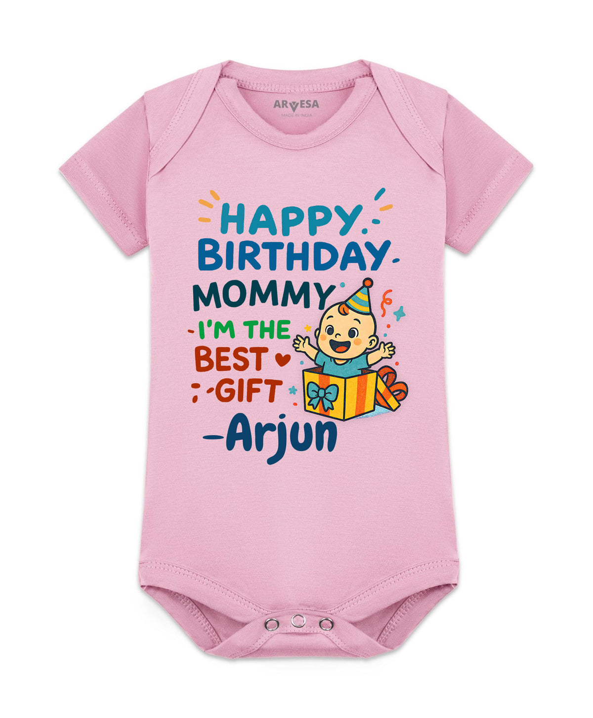Yes | Happy Birthday Mommy I'm The Best Gift Mom Birthday - Romper