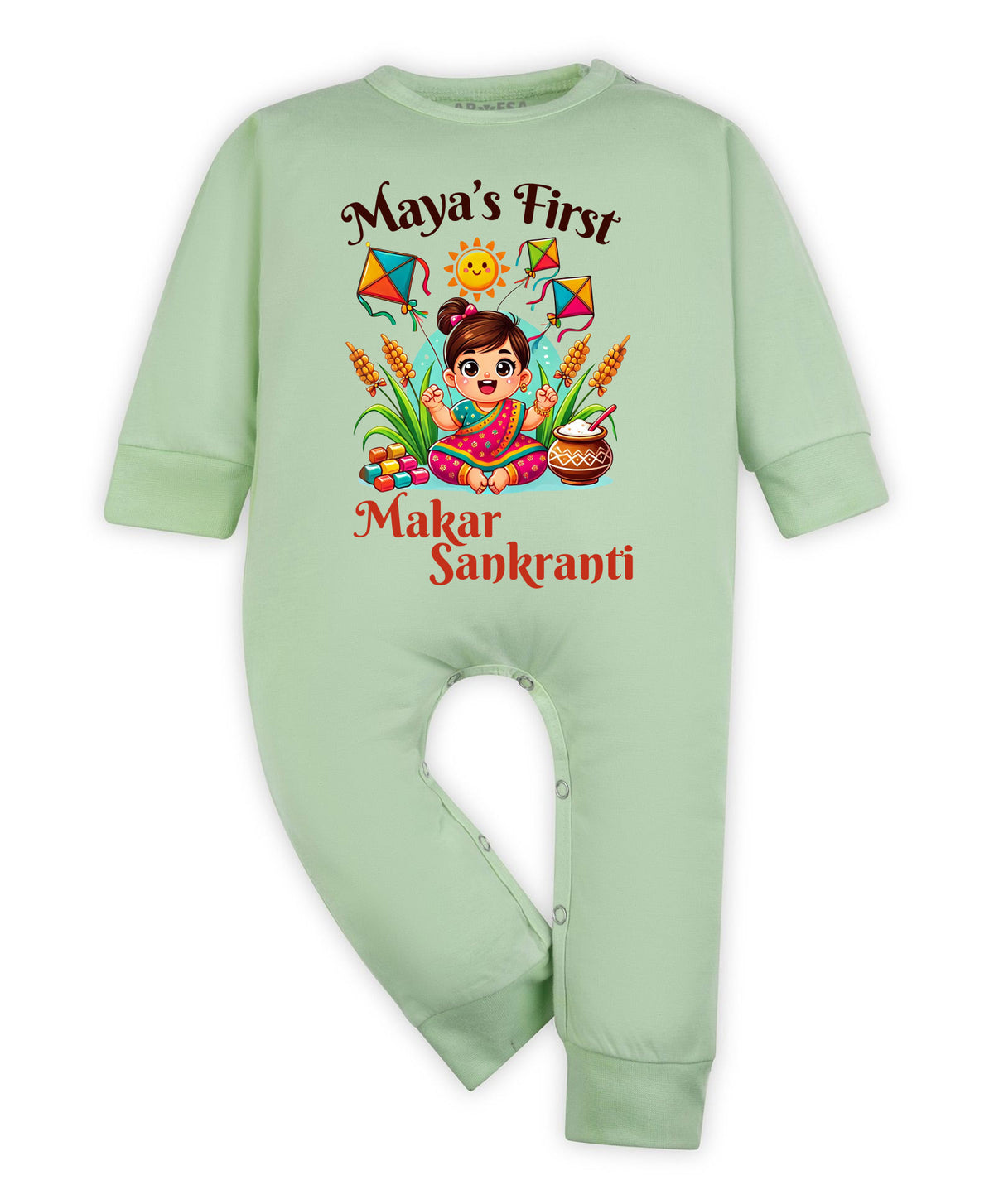 Yes | My First Makar sankranti - Jumpsuit