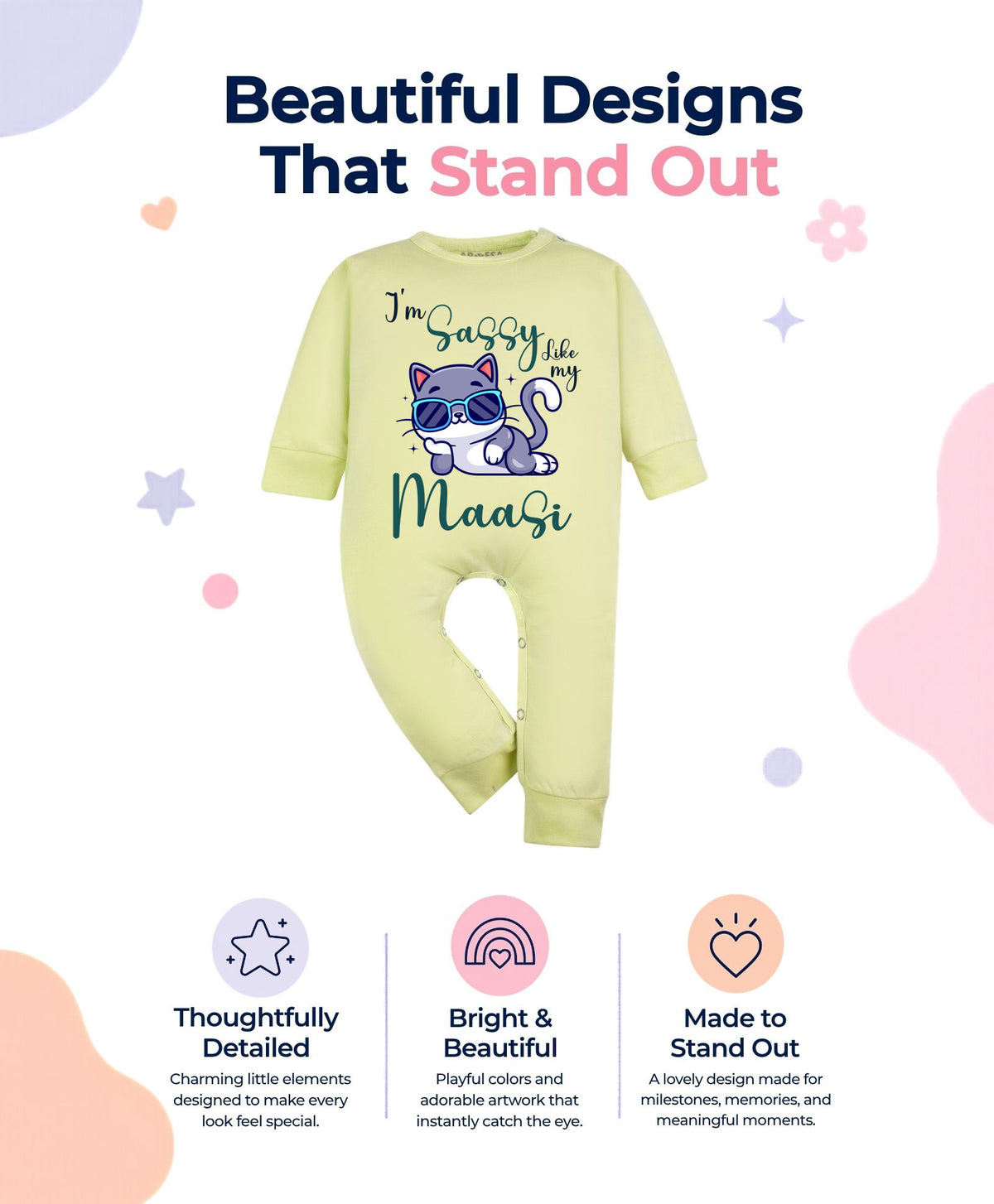 No | I Am Sassy Like My Bua Maasi - Jumpsuit