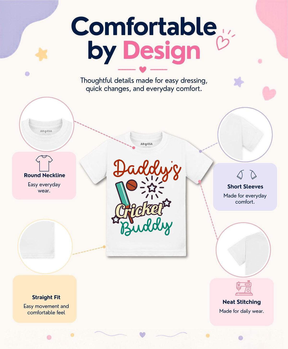 No | Daddy Cricket Buddy - T-shirt