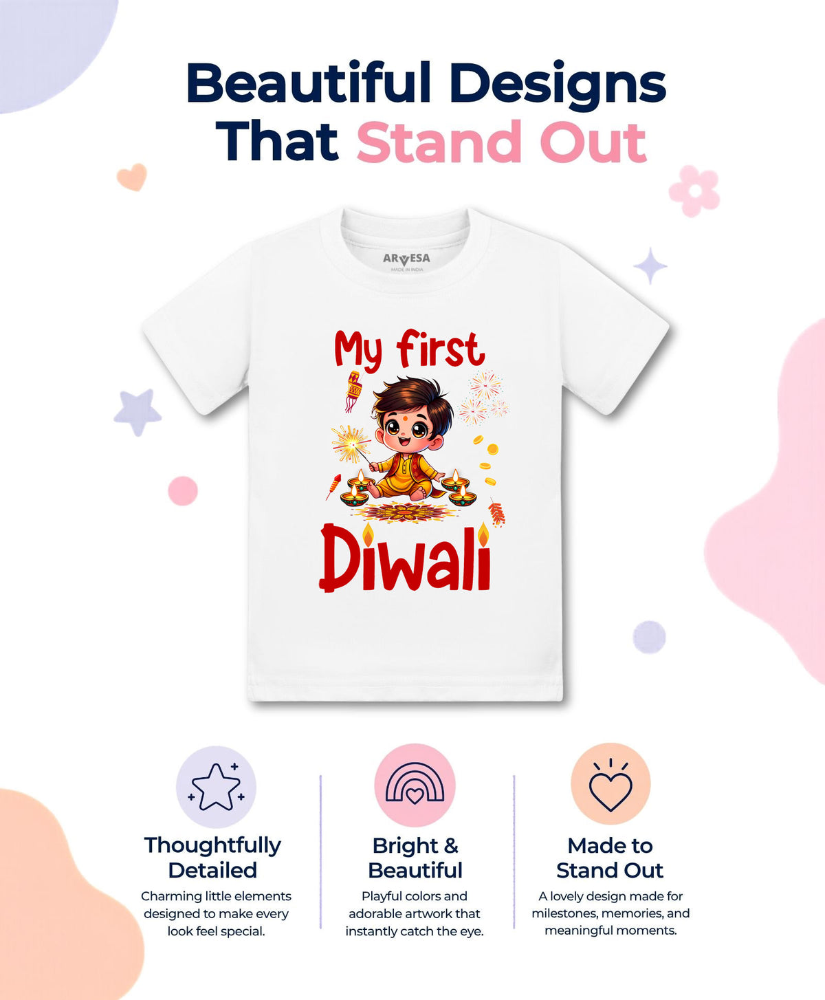 No | My First Diwali - T-shirt