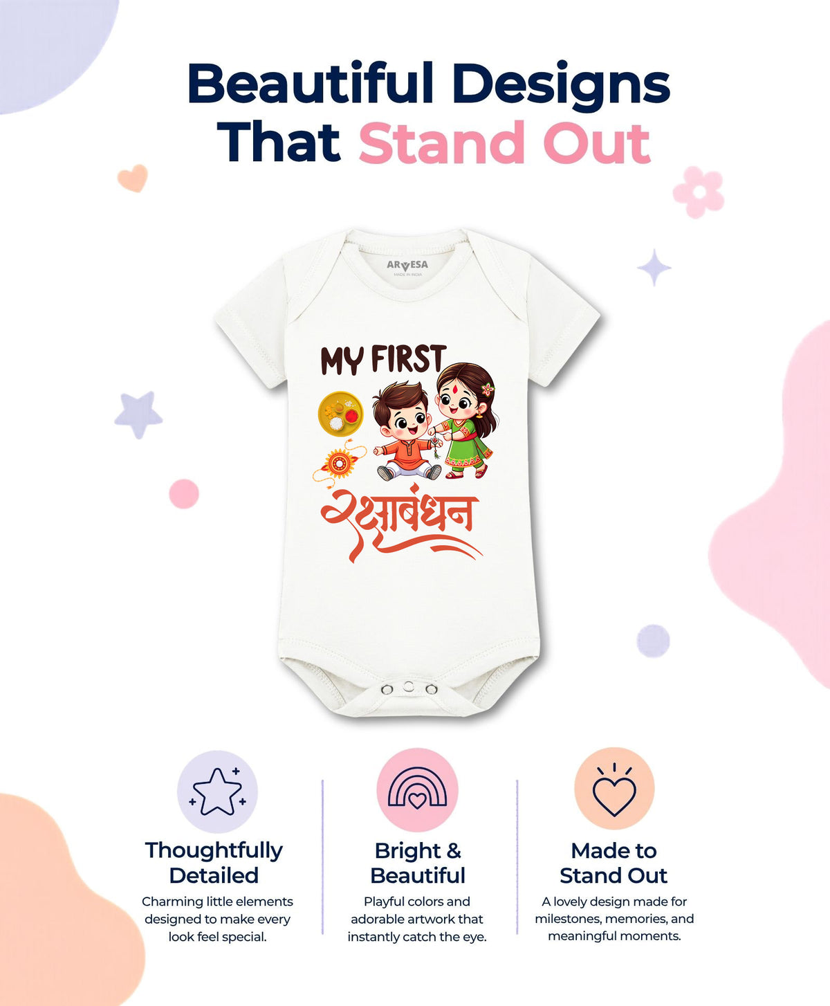 No | My First Rakhi - Romper