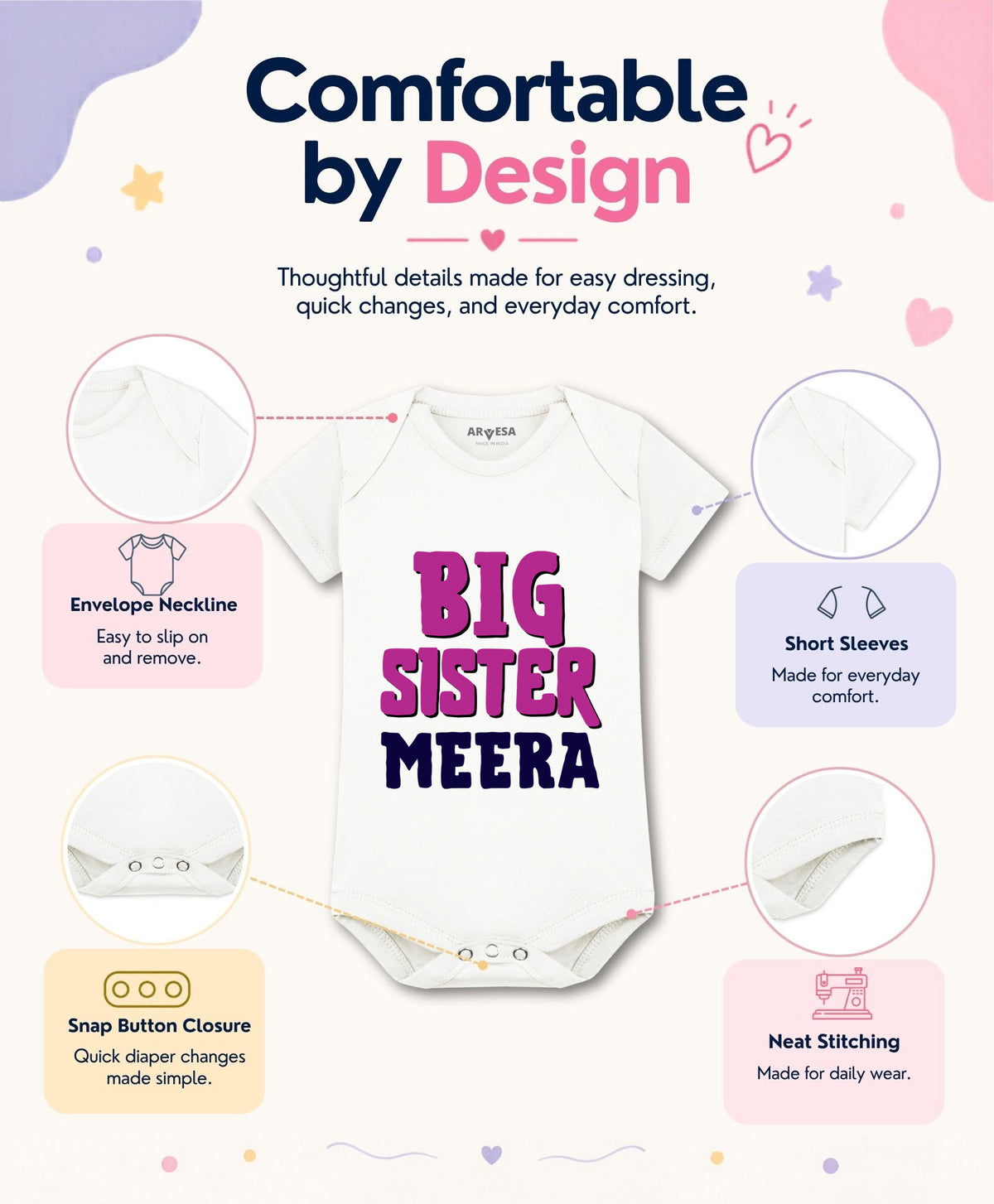 Yes | Big Sister - Romper