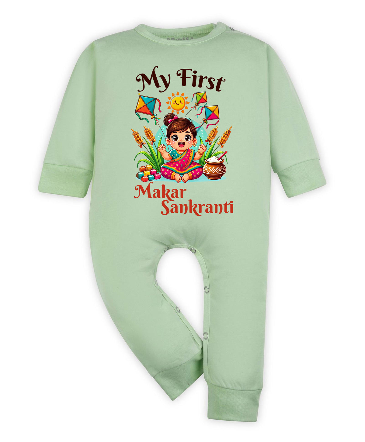 No | My First Makar sankranti - Jumpsuit