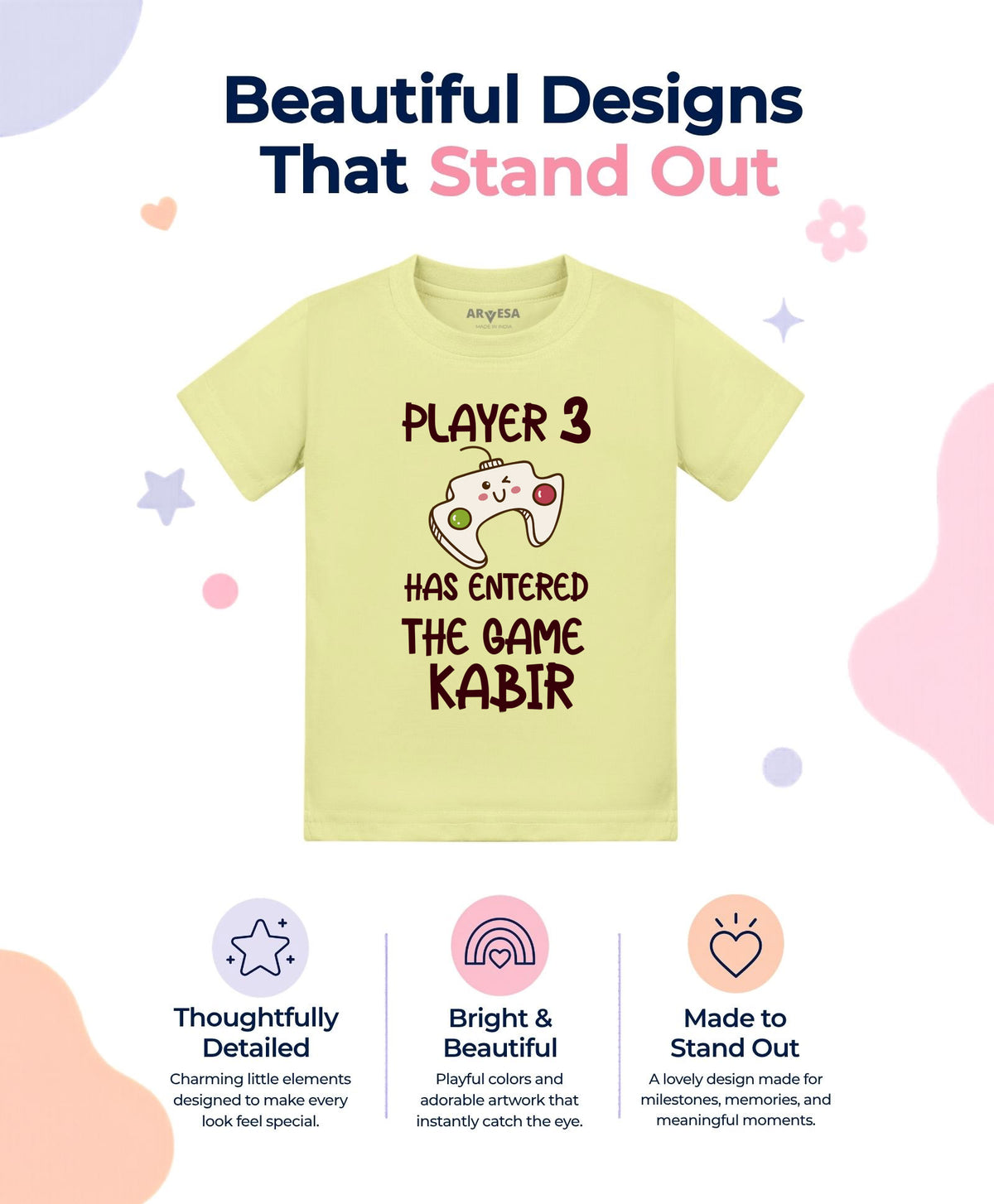 Yes | Player 3 Entered The Game Quirky - T-shirt