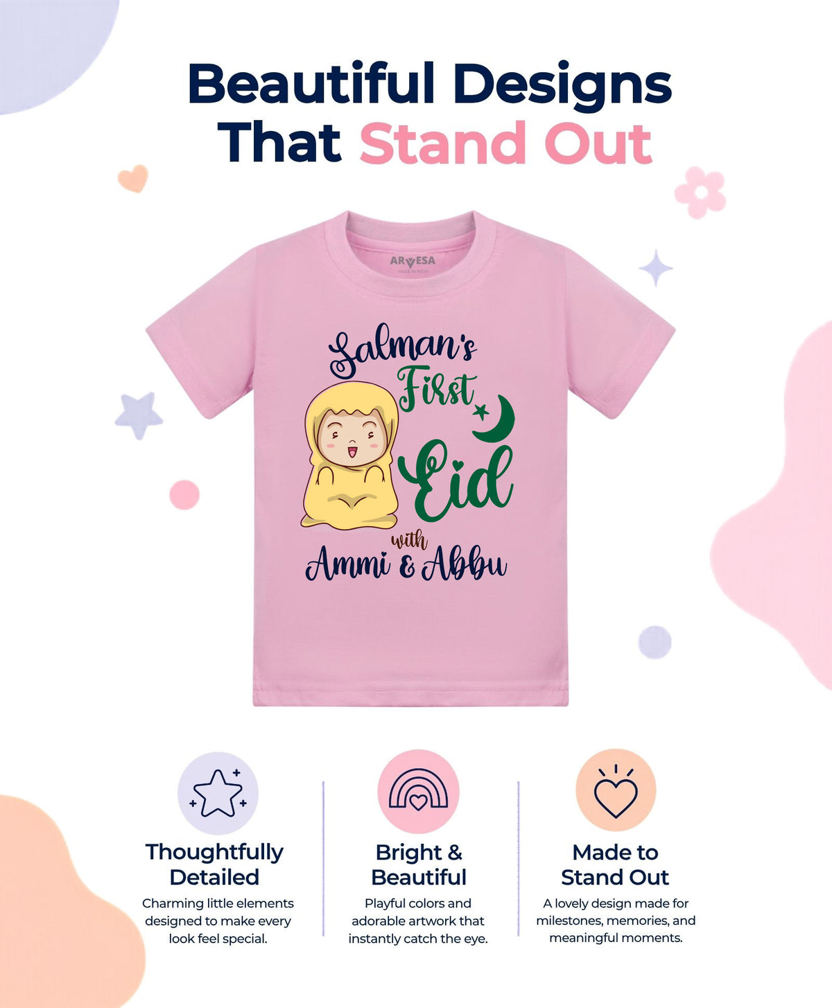 Yes | My First Eid - T-shirt