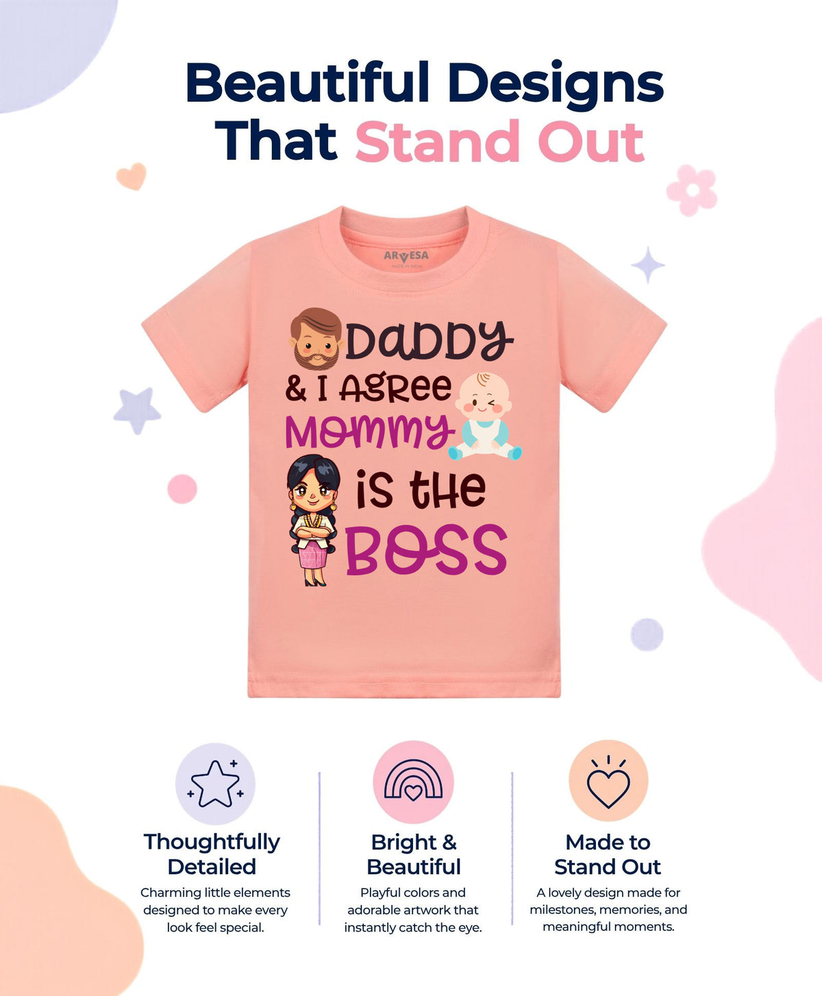 No | Daddy & I Agree Mommy Is Boss - T-shirt