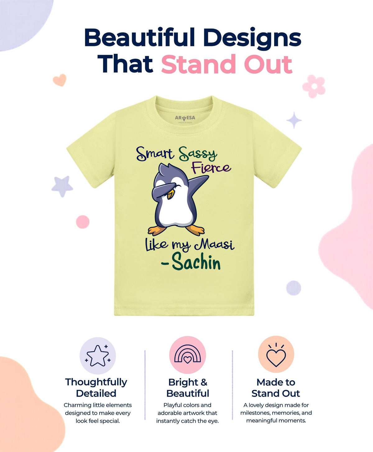 Yes | Smart Sassy Like My Maasi - T-shirt
