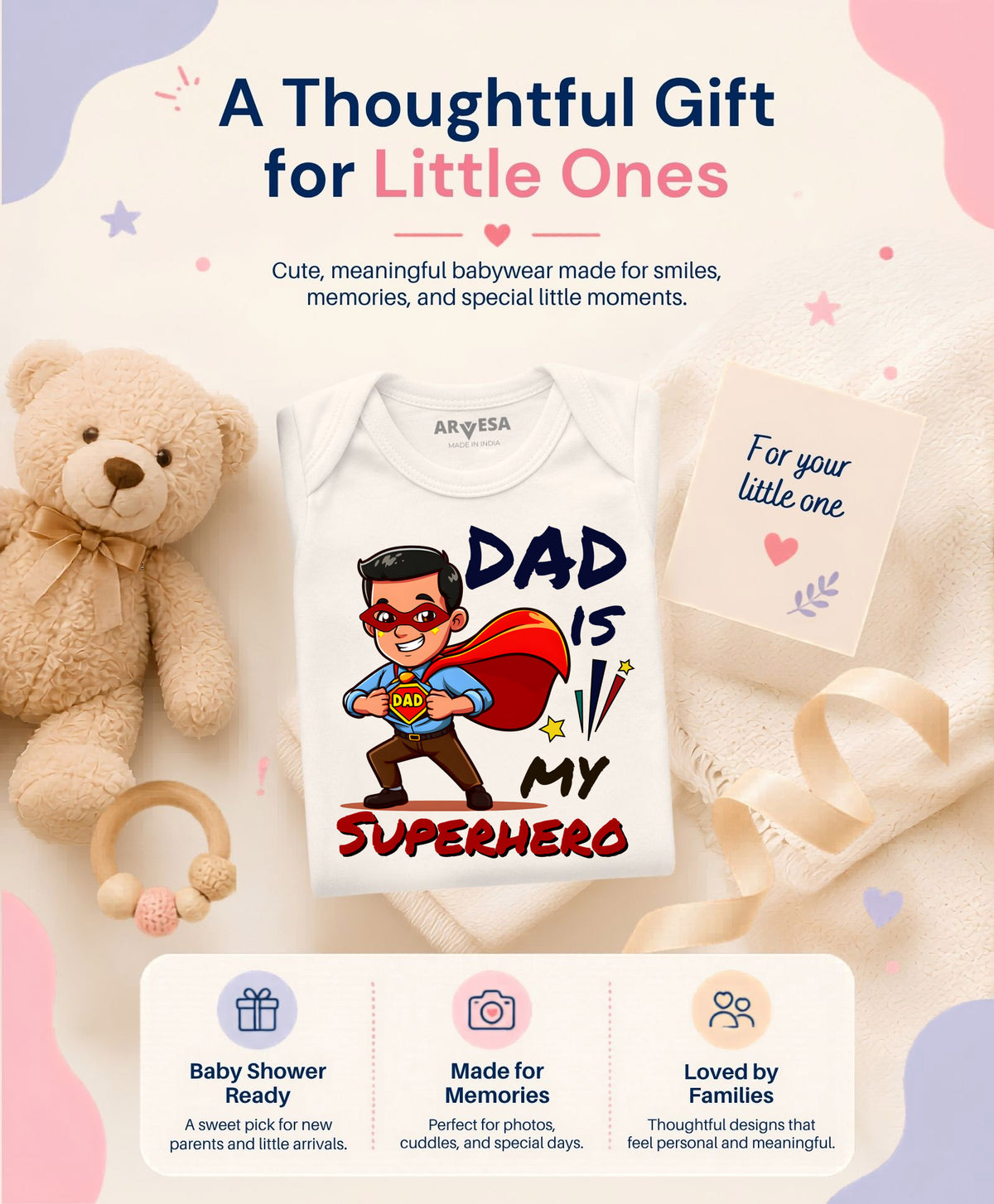 No | Dad Is My Superhero - Romper