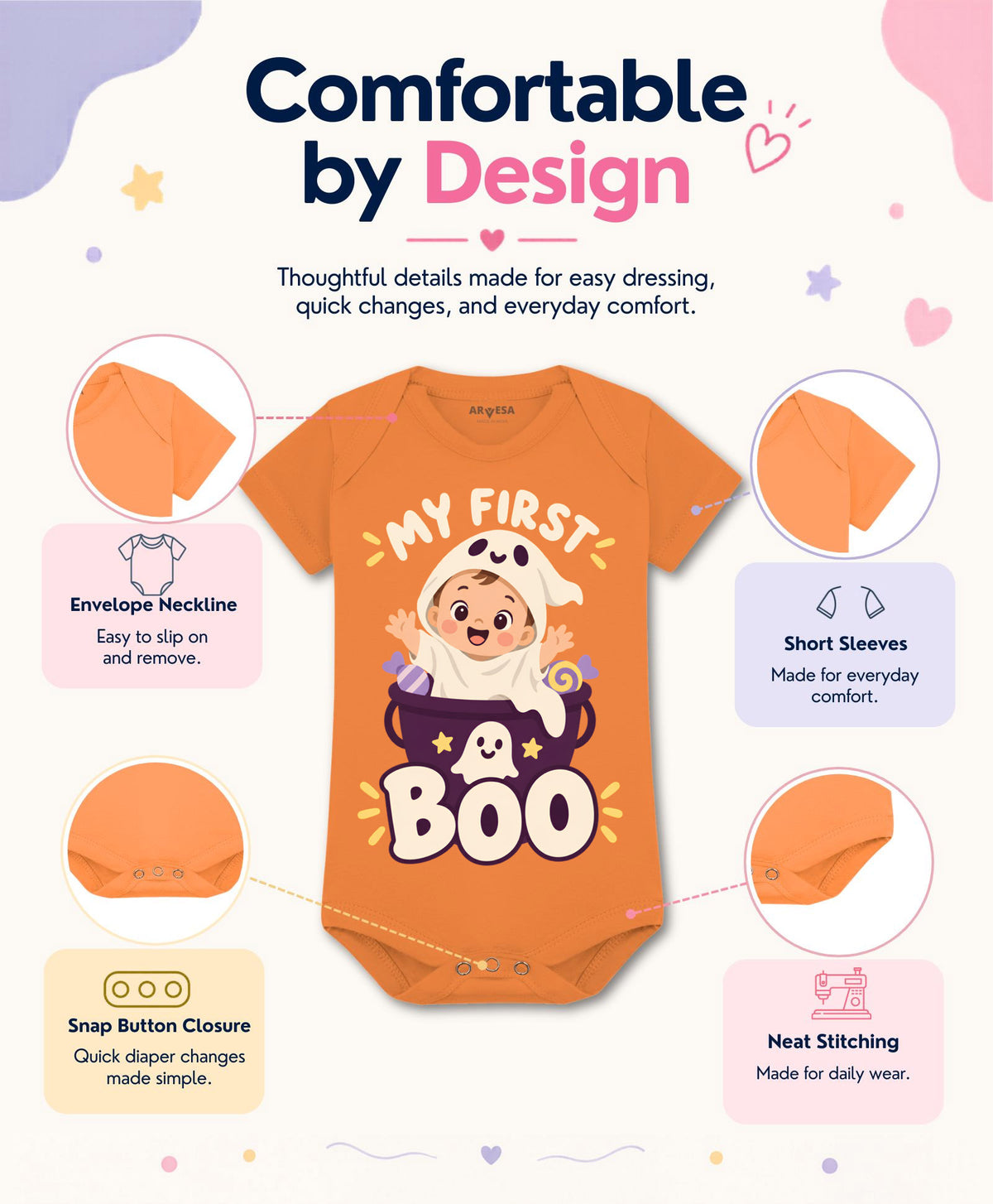 My First Boo Halloween - Romper