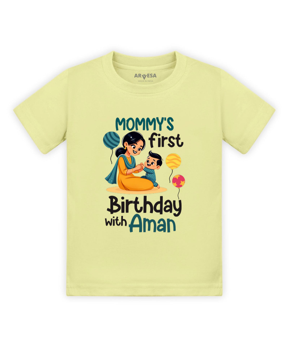 Yes | Mommy First Birthday With Me Mom Birthday - T-shirt