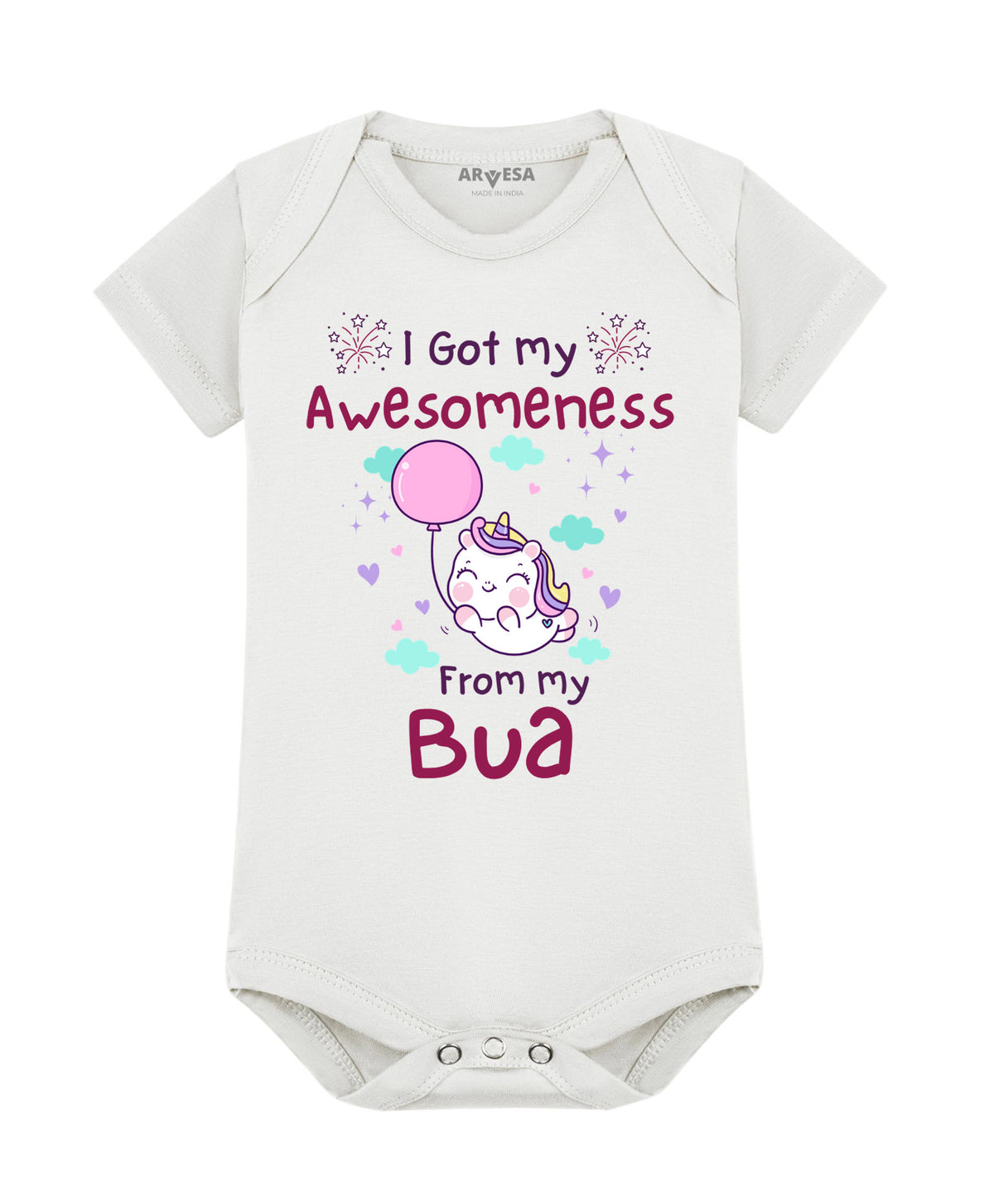No | I Got Awesomeness From Bua - Romper