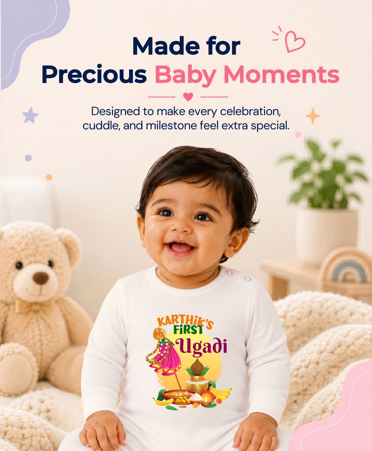 Yes | My First Ugadi - Jumpsuit