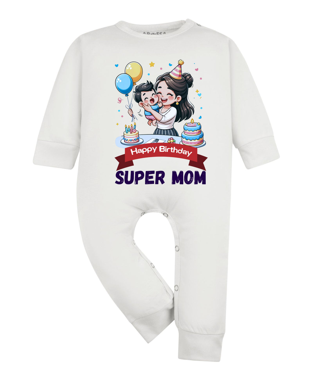 No | Happy Birthday Super Mom Mom Birthday - Jumpsuit