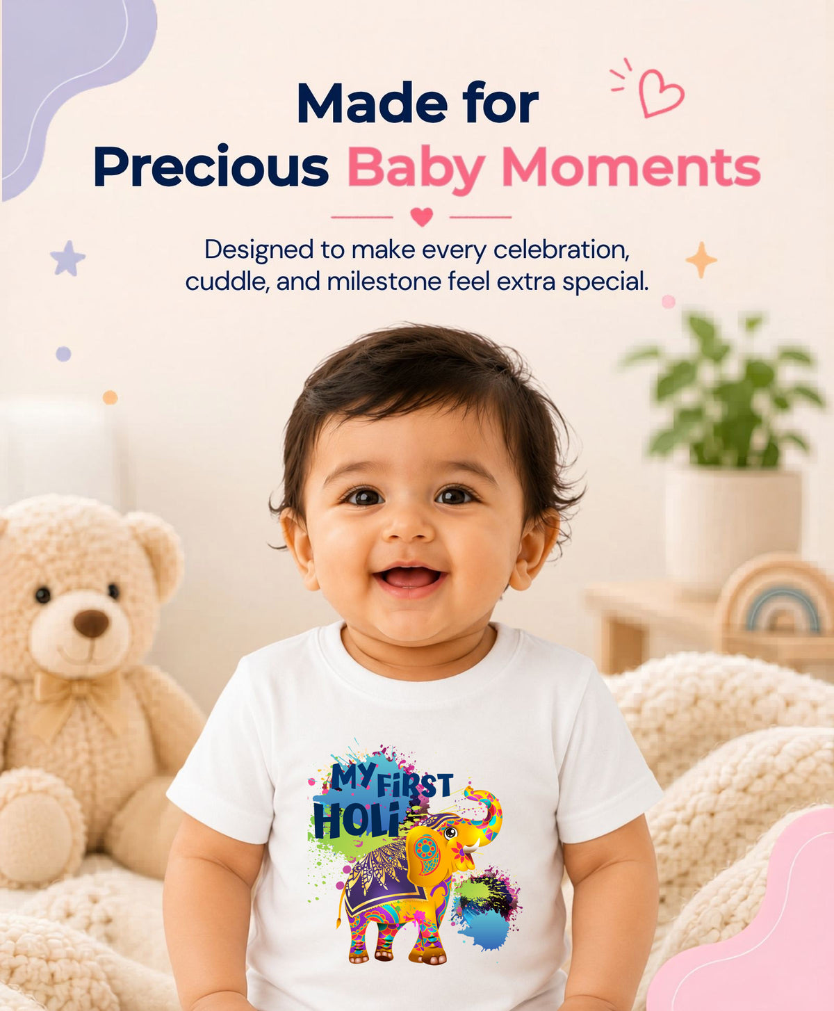 No | My First Holi - T-shirt