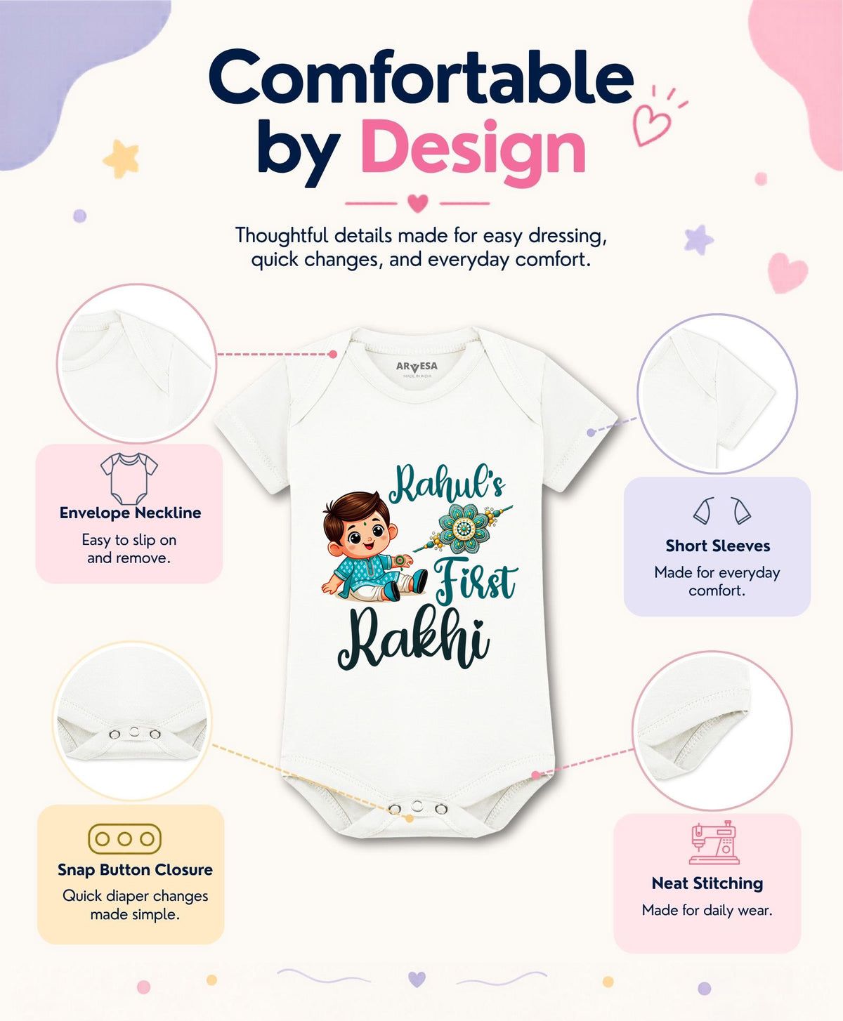 Yes | My First Rakhi - Romper