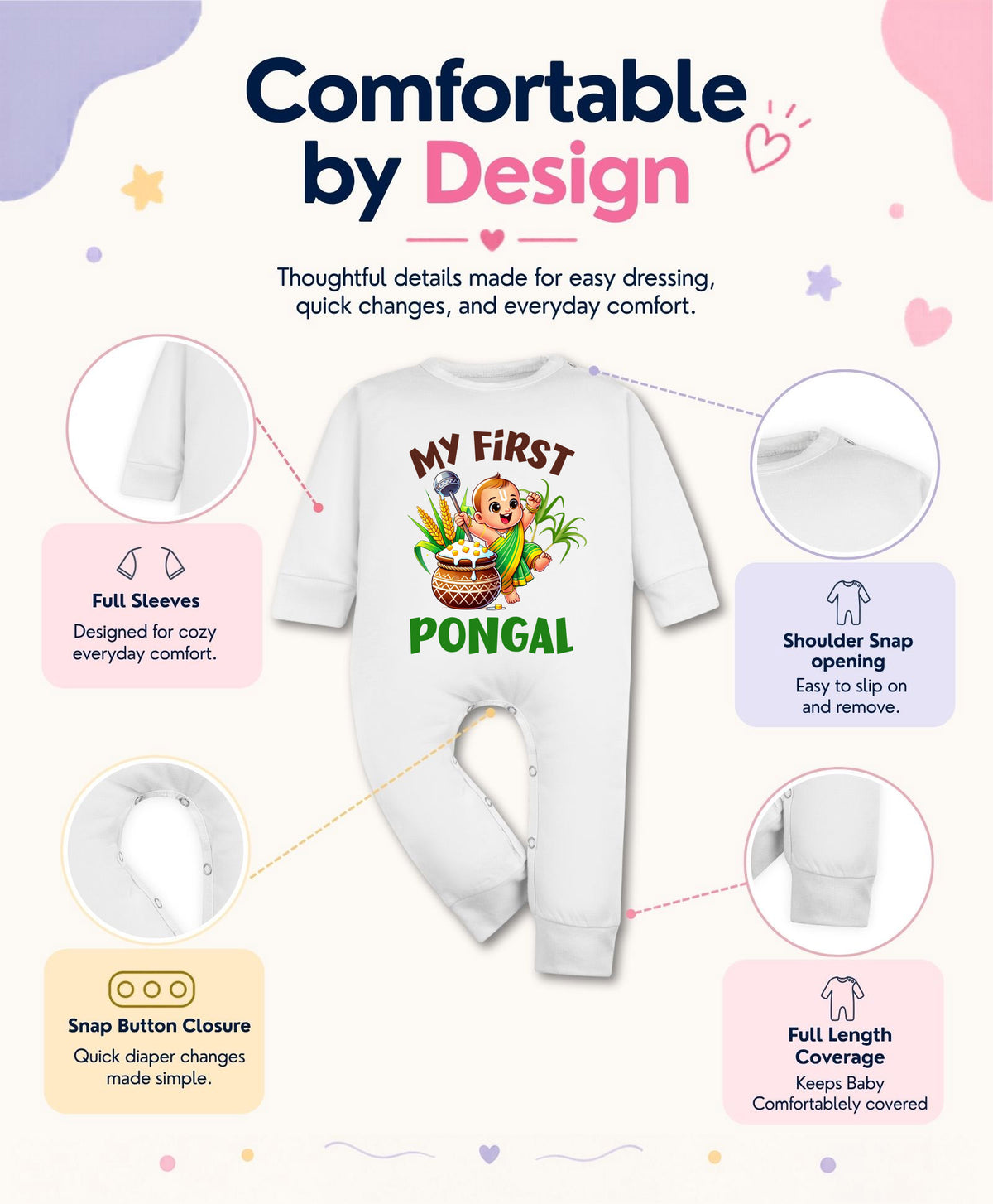 No | My First Pongal - Jumpsuit