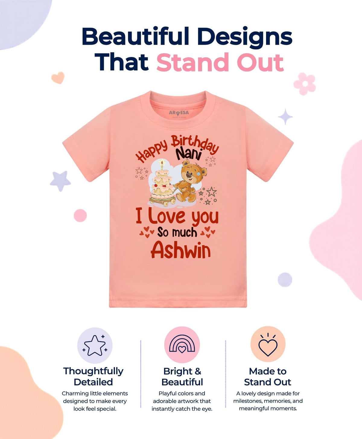 Yes | Happy Birthday Nani Family Birthday - T-shirt