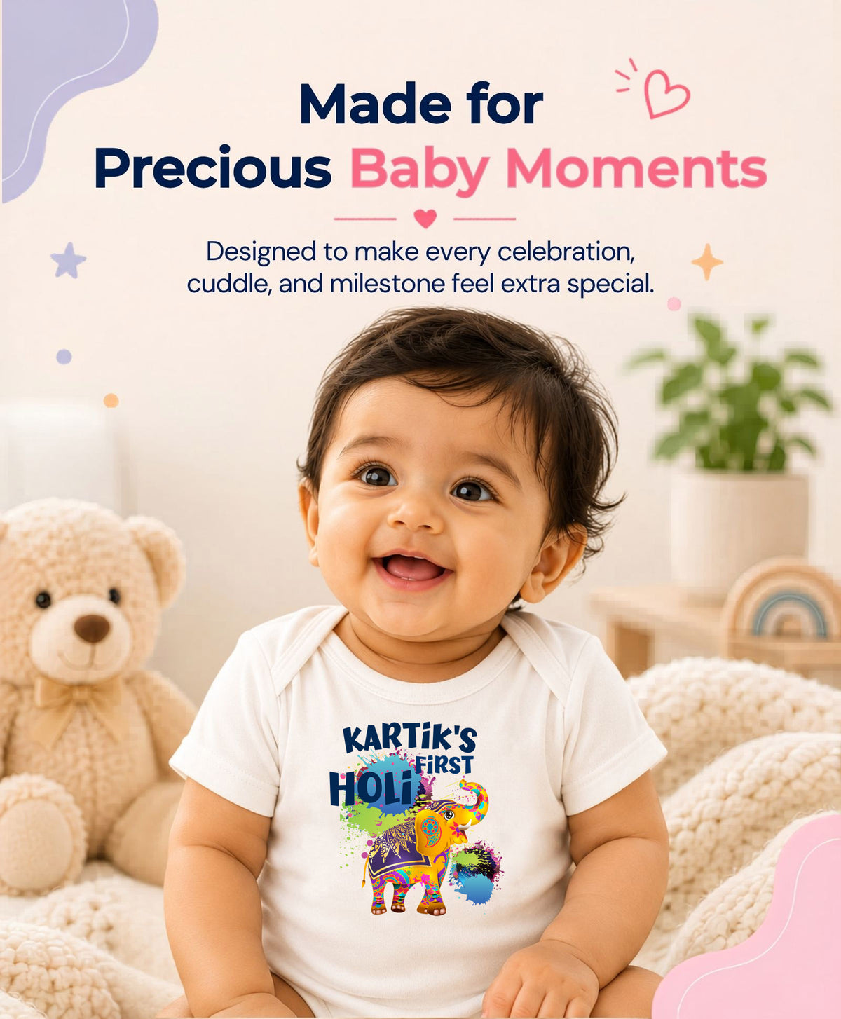 Yes | My First Holi - Romper