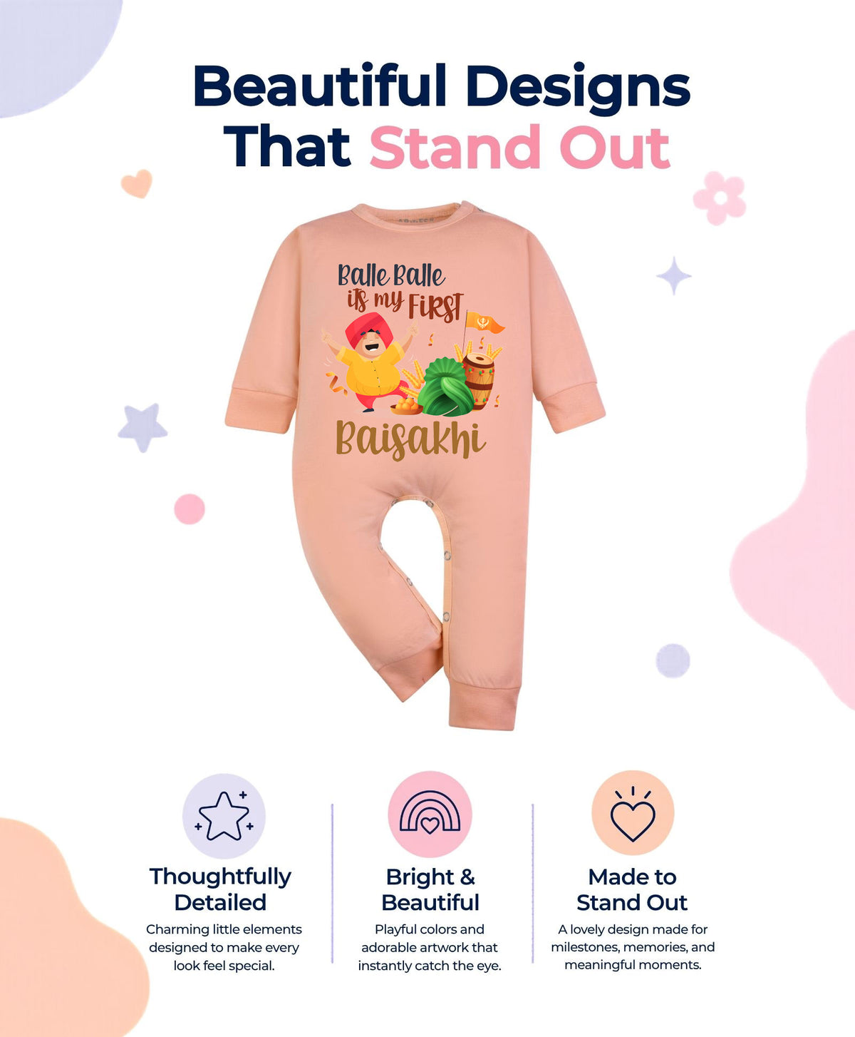 No | Happy Baisakhi - Jumpsuit