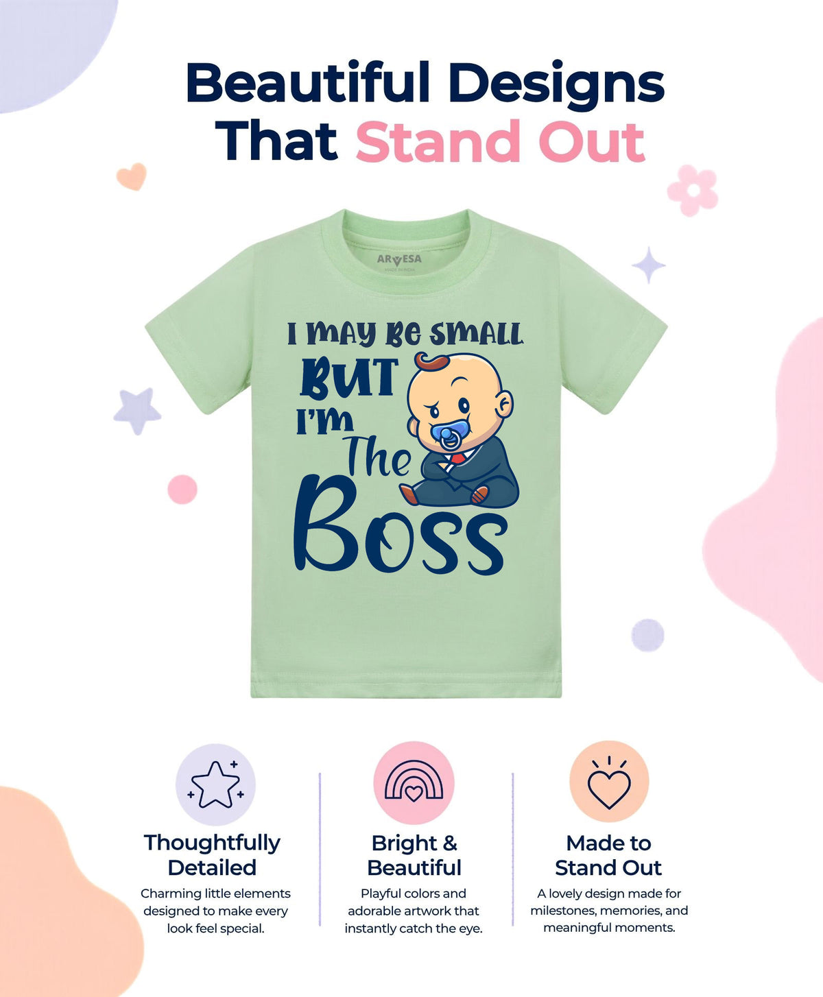 No | I may Be Small But I am Boss Quirky - T-shirt