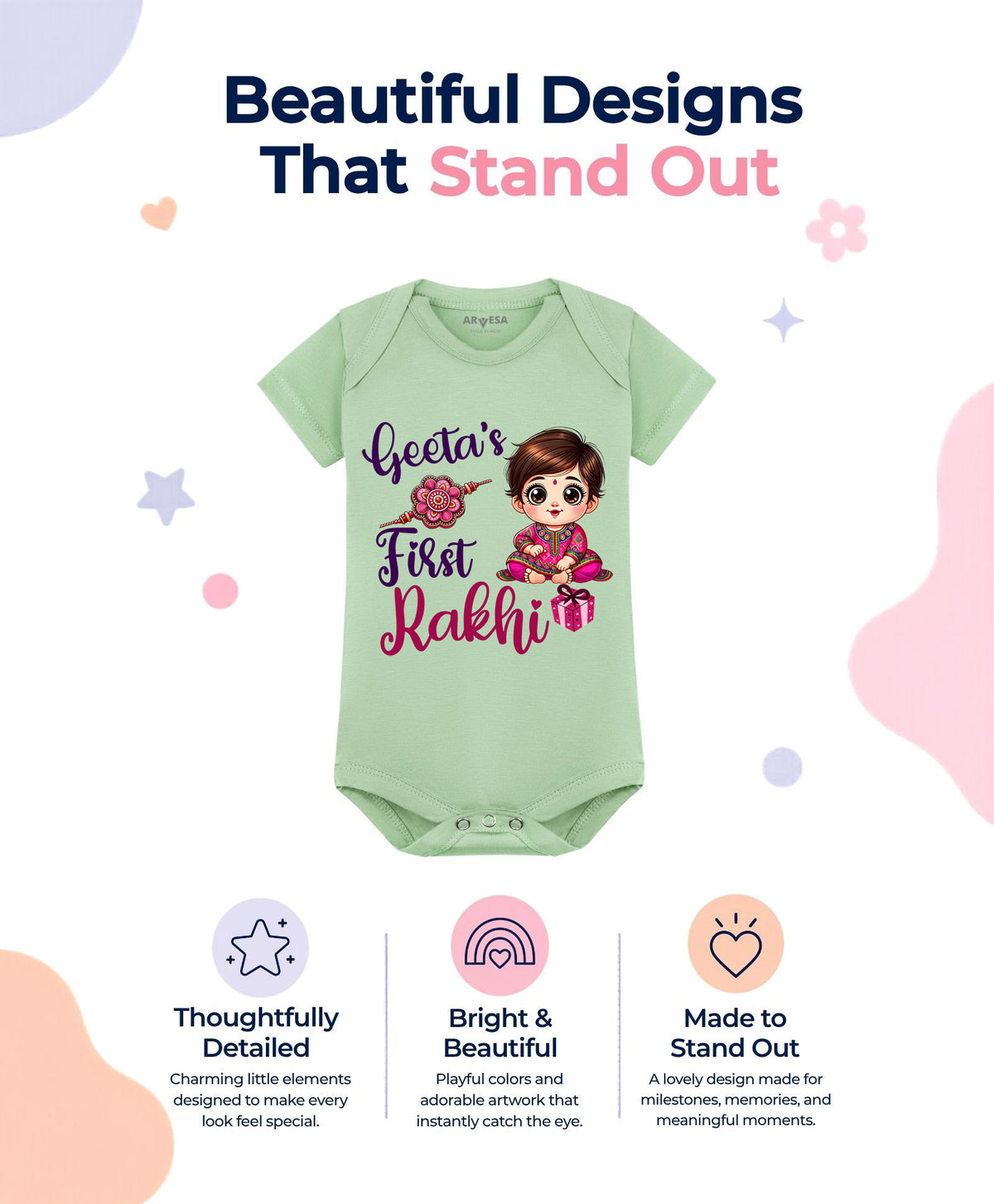 Yes | My First Rakhi - Romper