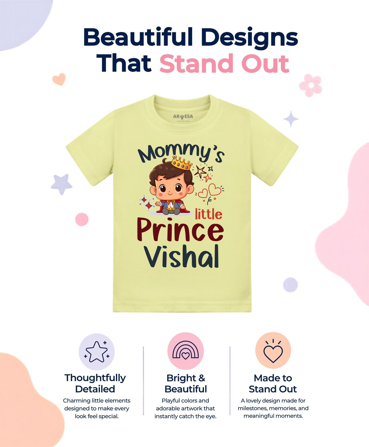 Yes | Mommy Little Prince - T-shirt