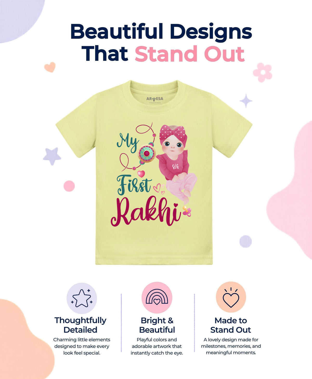 No | My First Rakhi - T-shirt