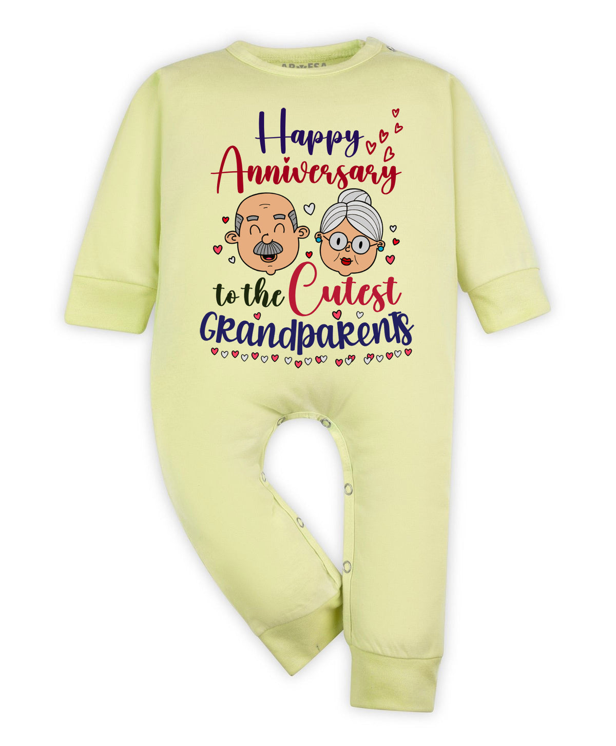 No | Happy Anniversay GrandParents Family Anniversary - Jumpsuit