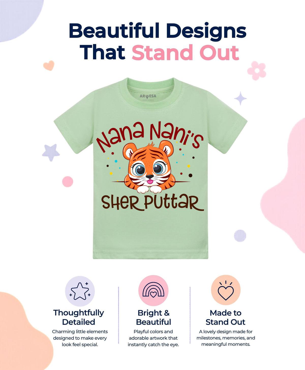 No | Nana Nani Sher Puttar - T-shirt
