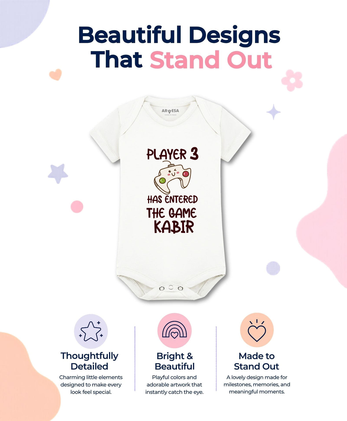 Yes | Player 3 Entered The Game Quirky - Romper