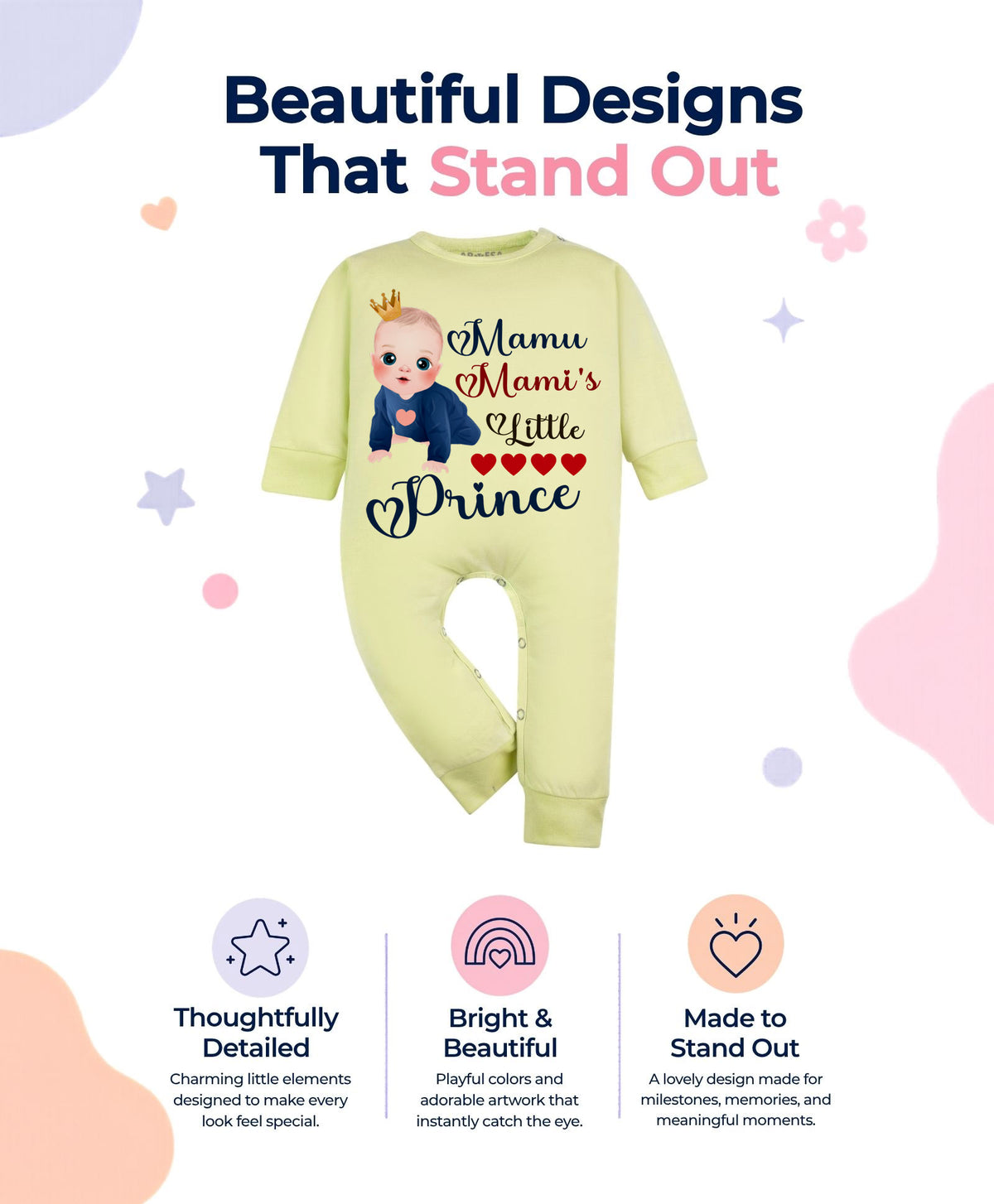 No | Mamu Mami'S Little Prince - Jumpsuit